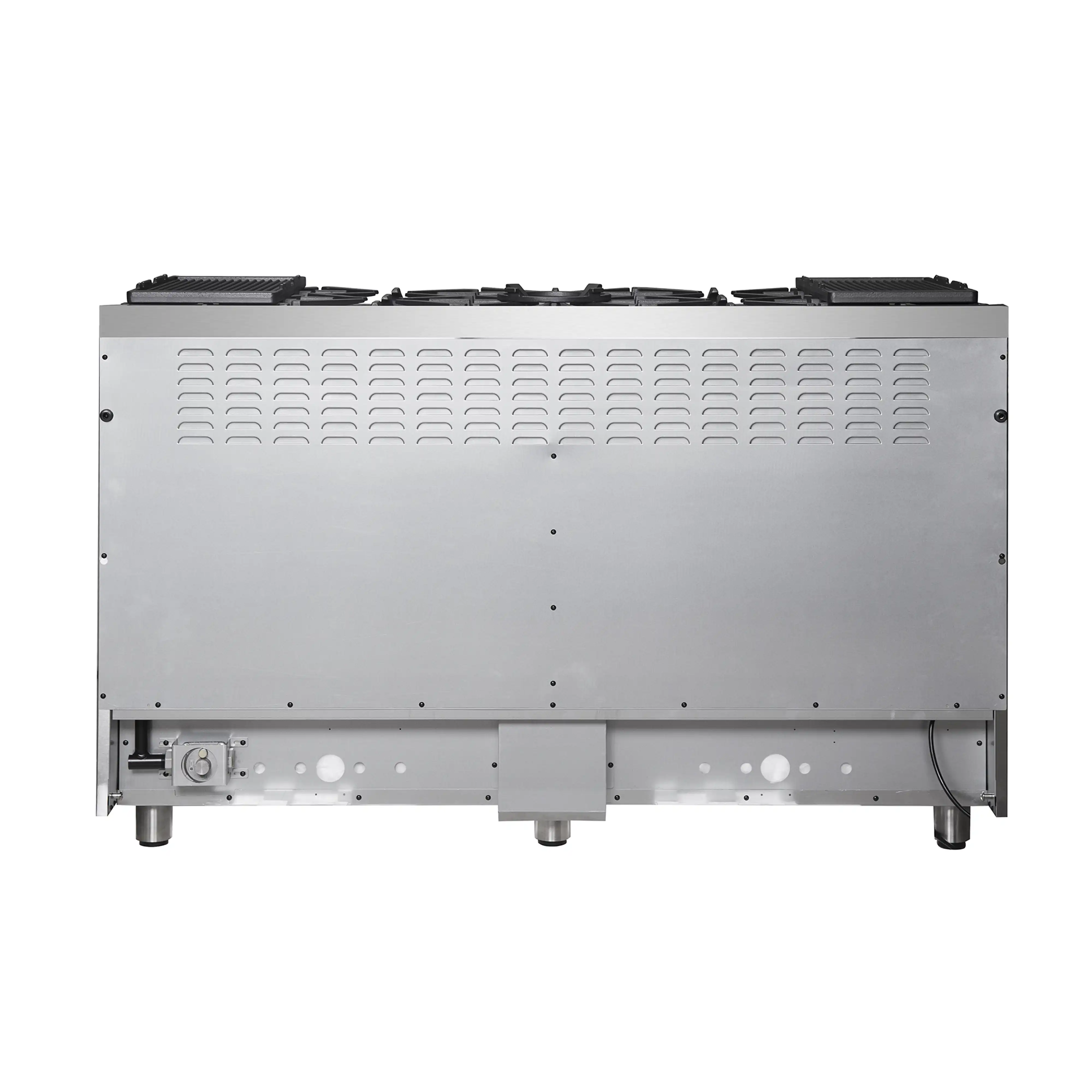 Forno Massimo 60-Inch Gas Range in Stainless Steel (FFSGS6239-60) - Image 4