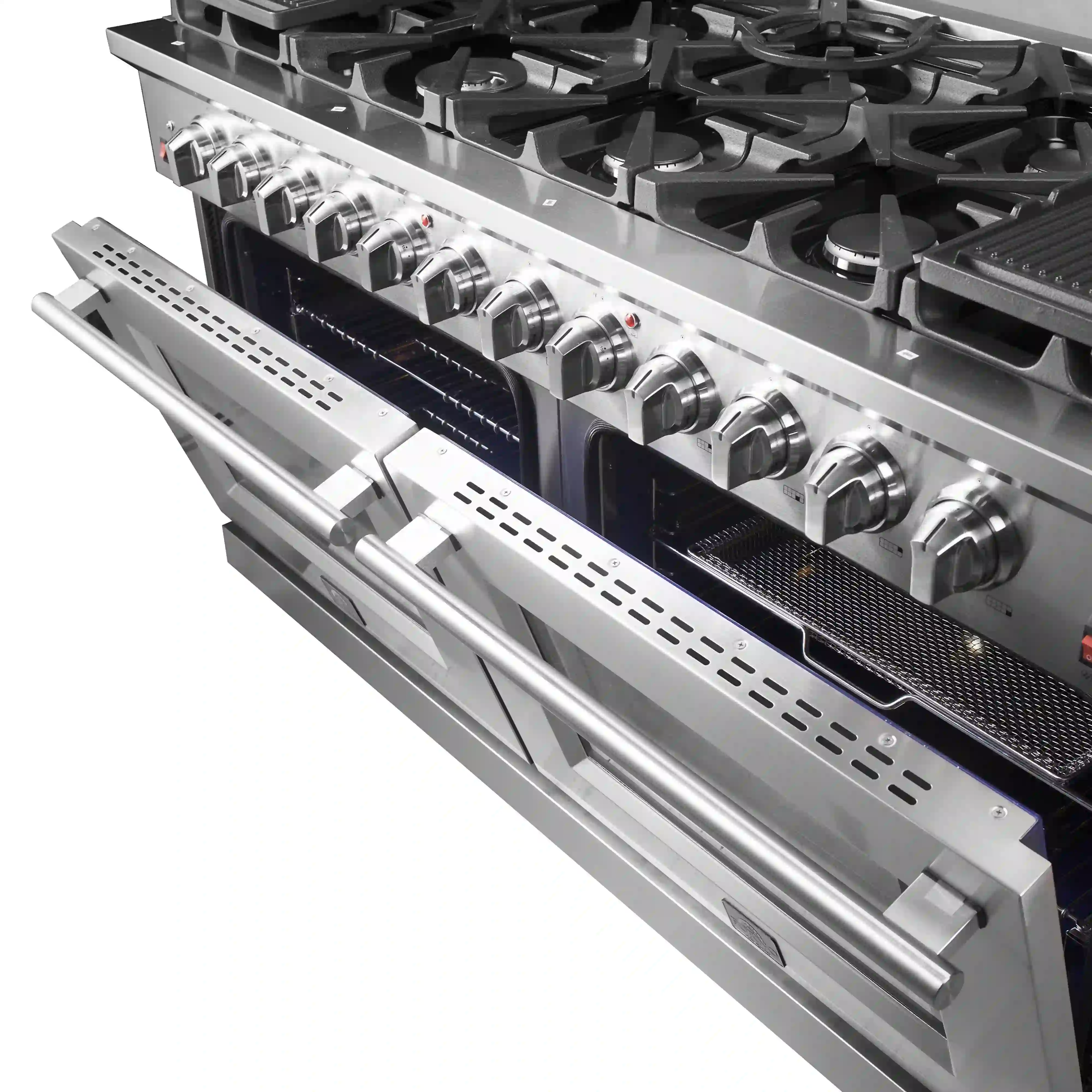 Forno Massimo 60-Inch Gas Range in Stainless Steel (FFSGS6239-60) - Image 6