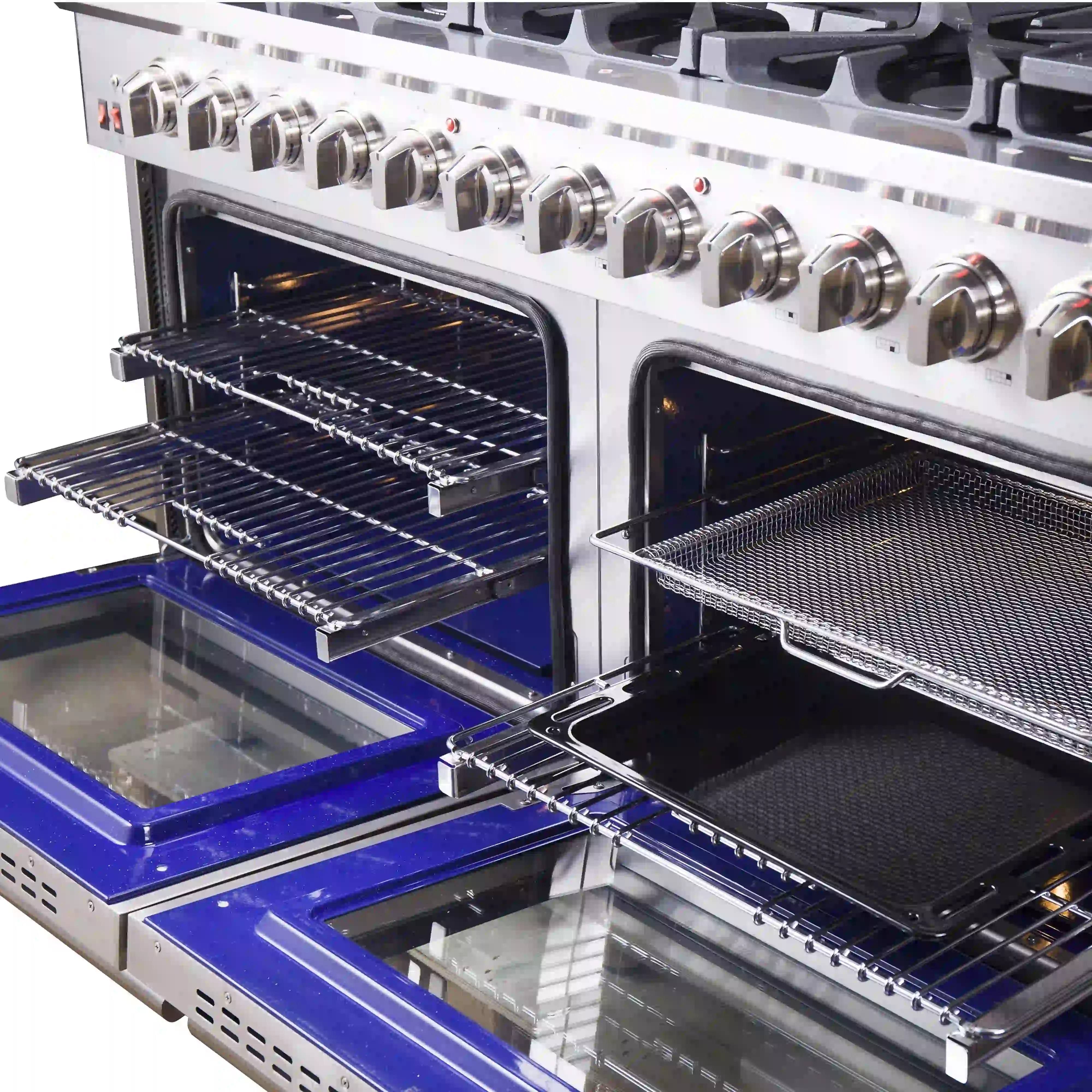 Forno Massimo 60-Inch Gas Range in Stainless Steel (FFSGS6239-60) - Image 7