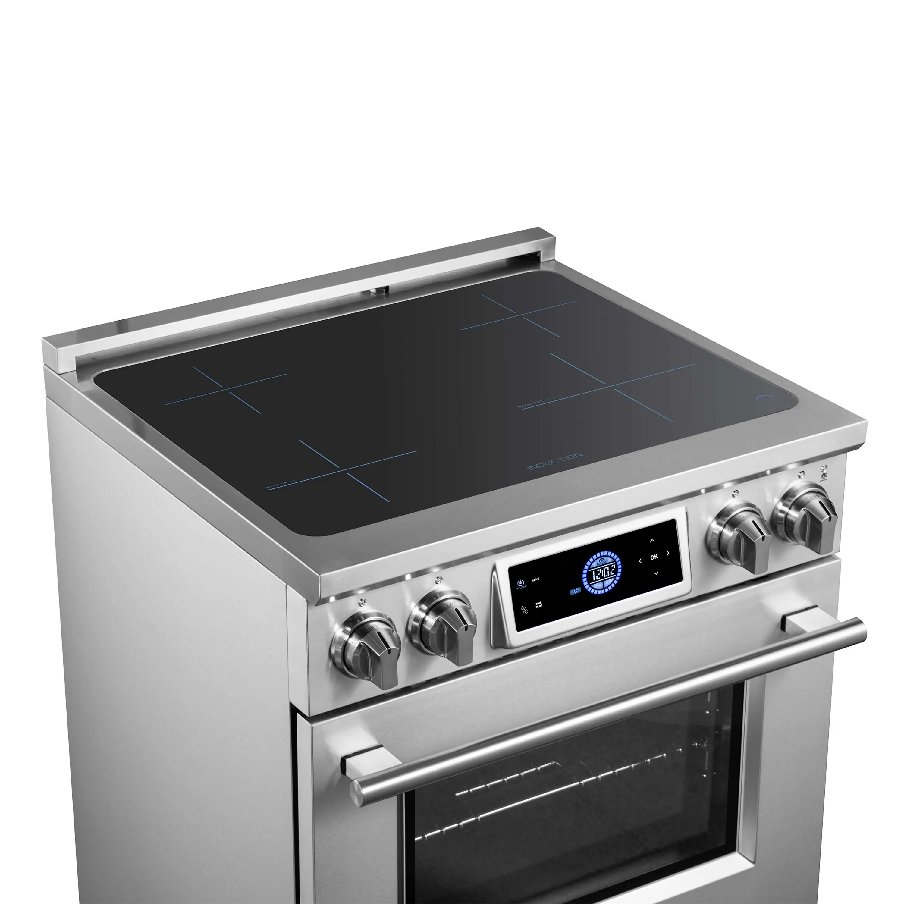 Forno Maximus 30-Inch Induction Range with Air Fryer in Stainless Steel (FFSIN0968-30) - Image 10