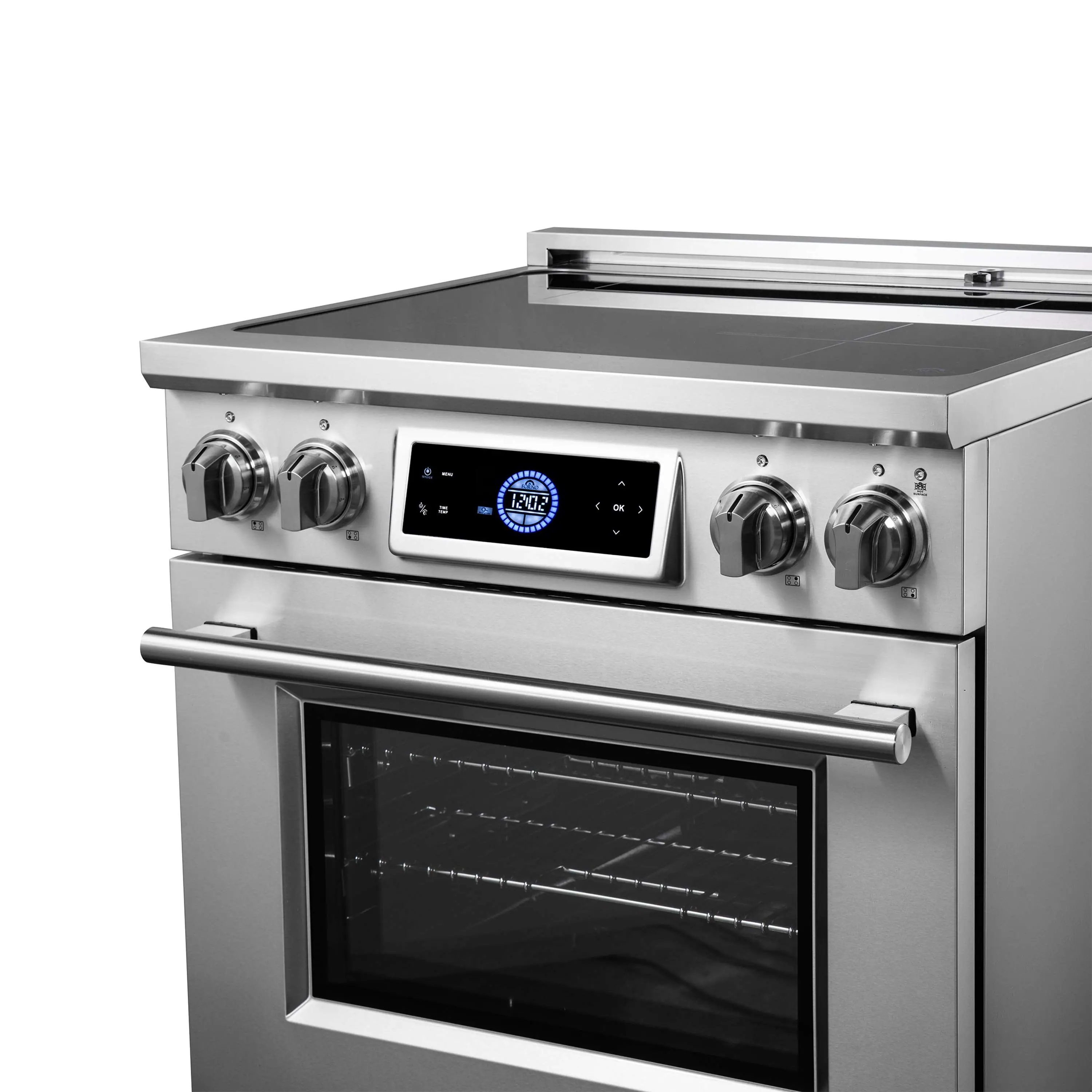Forno Maximus 30-Inch Induction Range with Air Fryer in Stainless Steel (FFSIN0968-30) - Image 12