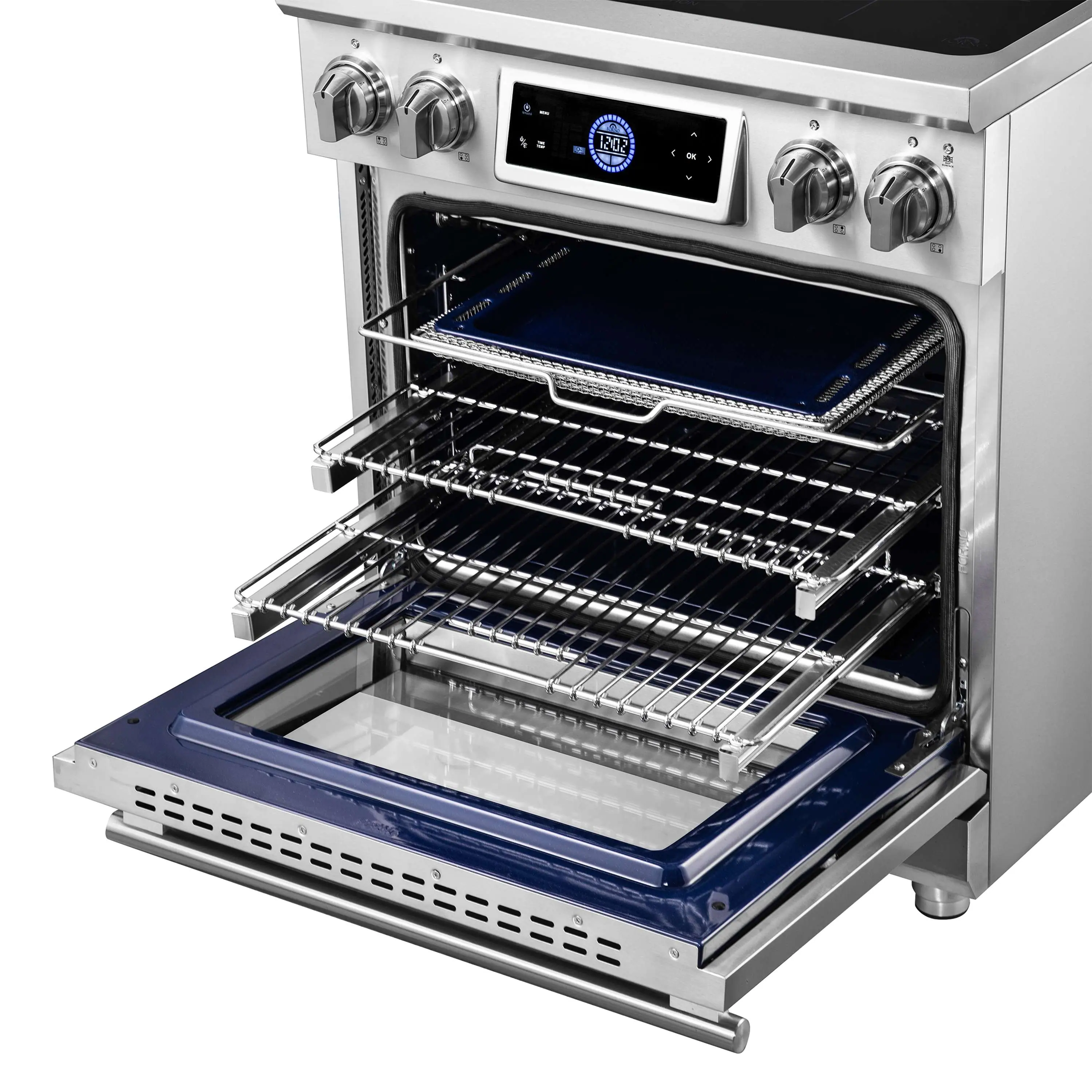 Forno Maximus 30-Inch Induction Range with Air Fryer in Stainless Steel (FFSIN0968-30) - Image 14