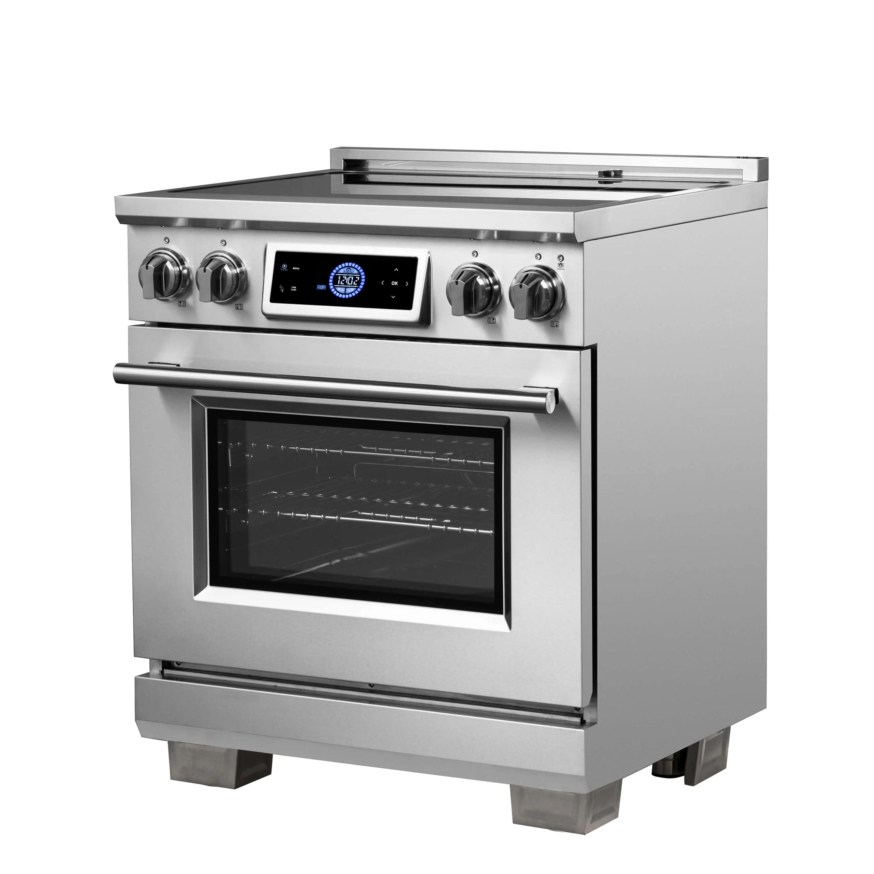 Forno Maximus 30-Inch Induction Range with Air Fryer in Stainless Steel (FFSIN0968-30) - Image 4