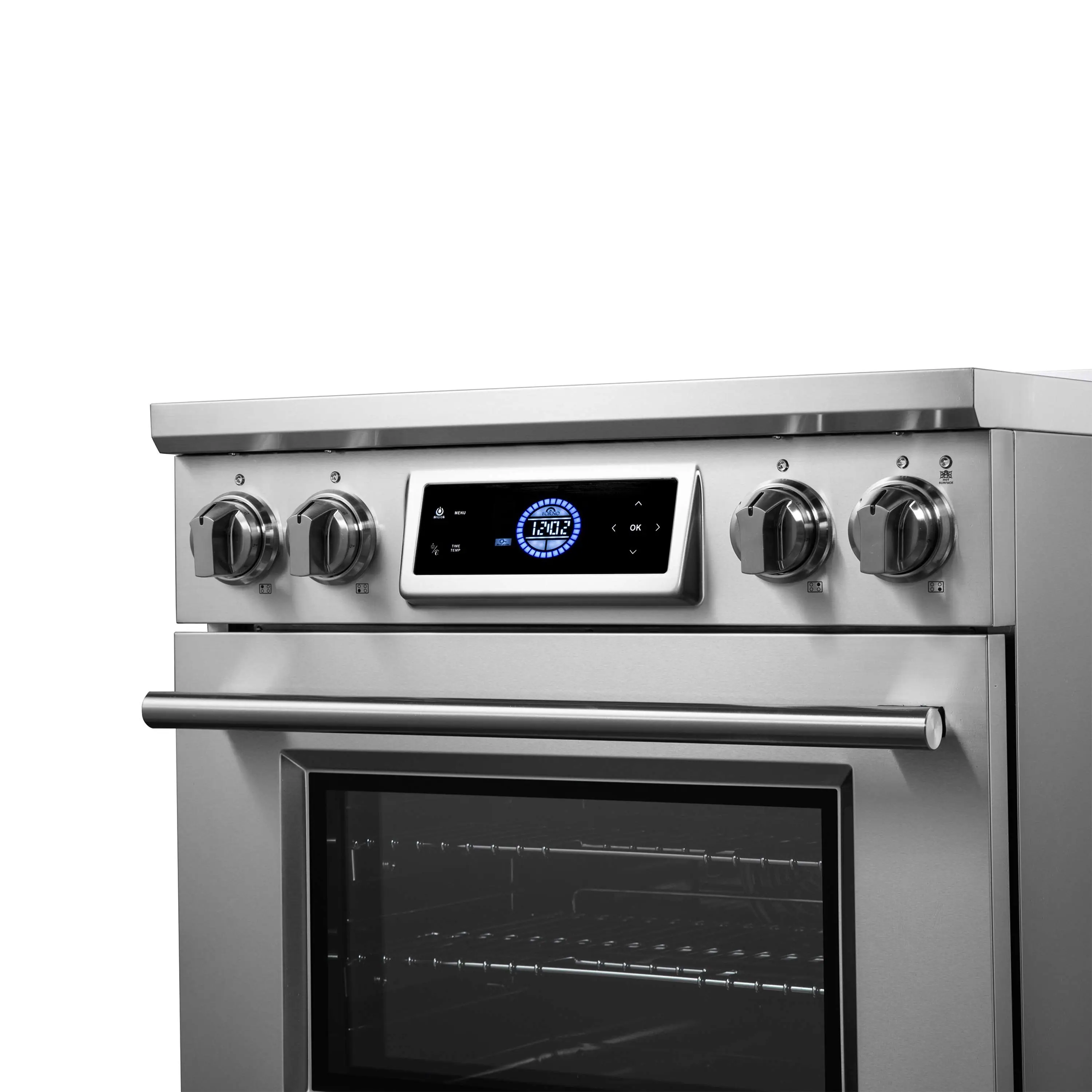 Forno Maximus 30-Inch Induction Range with Air Fryer in Stainless Steel (FFSIN0968-30) - Image 8