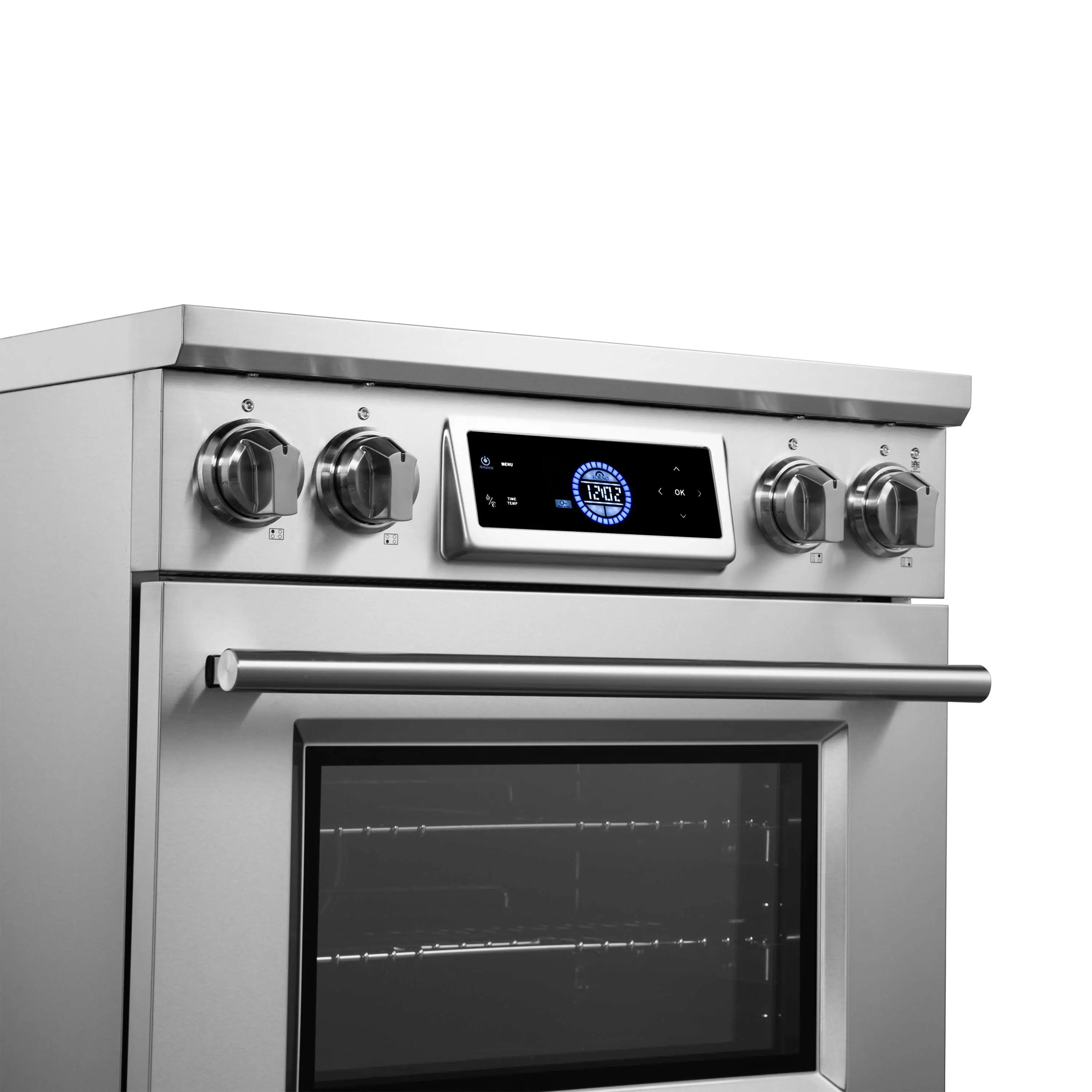 Forno Maximus 30-Inch Induction Range with Air Fryer in Stainless Steel (FFSIN0968-30) - Image 9