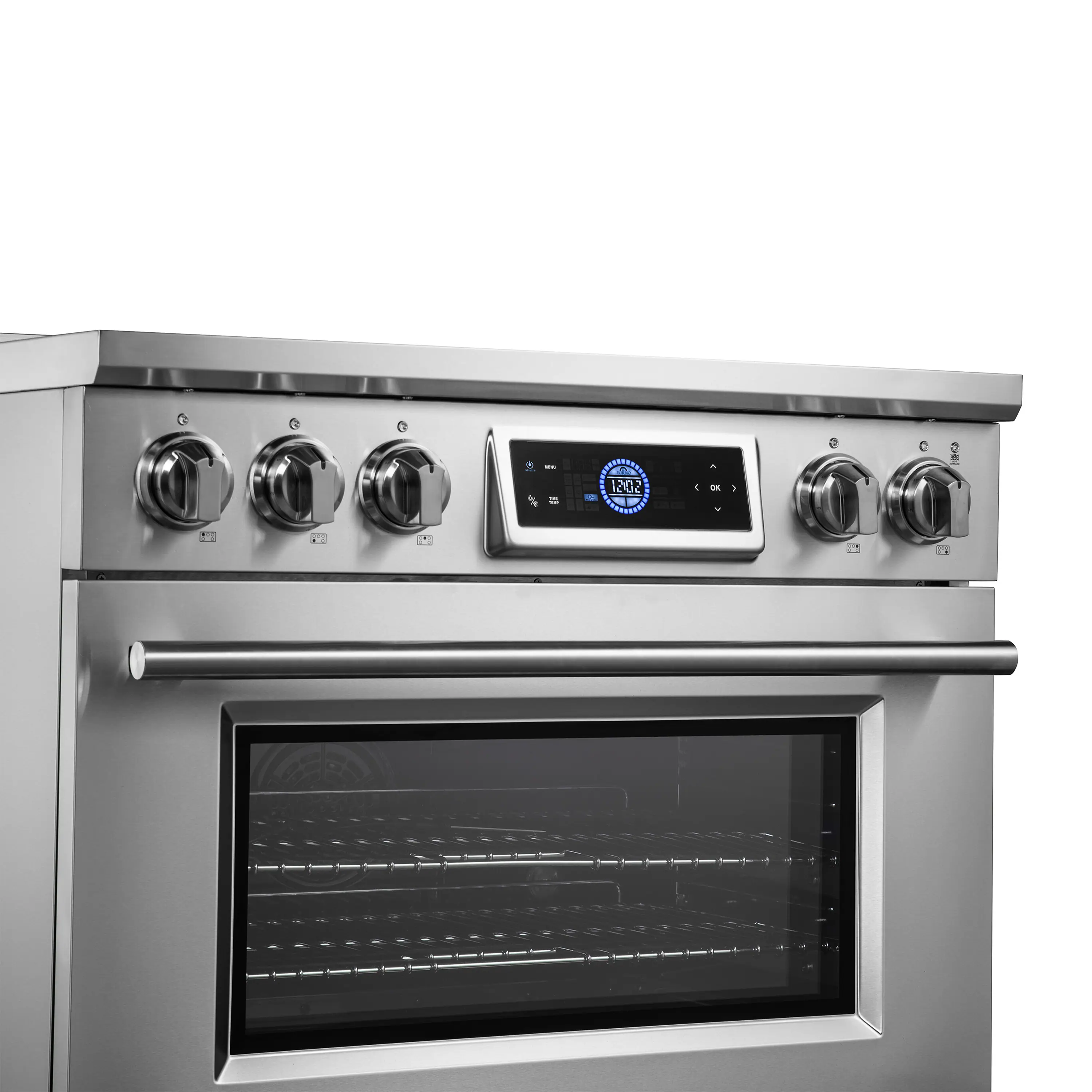 Forno Maximus 36-Inch Induction Range with Air Fryer in Stainless Steel (FFSIN0968-36) - Image 10