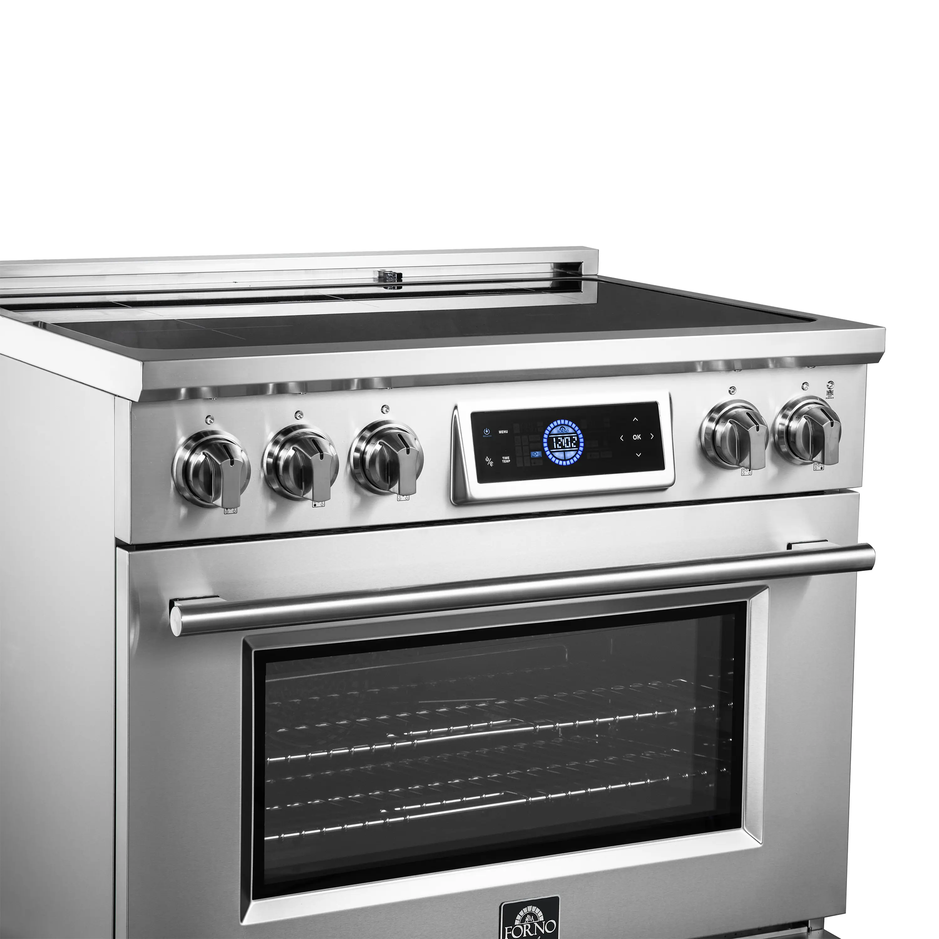 Forno Maximus 36-Inch Induction Range with Air Fryer in Stainless Steel (FFSIN0968-36) - Image 9