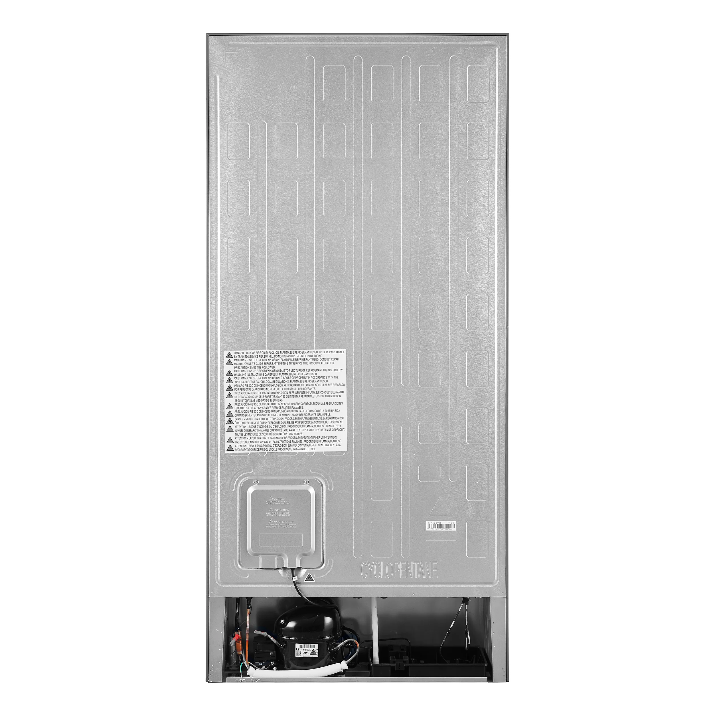 Forno Milano Espresso 31-Inch 17.2 cu. ft. Refrigerator and Bottom Freezer in Stainless Steel, Right Hinge (FFFFD1785-31S) - Image 11