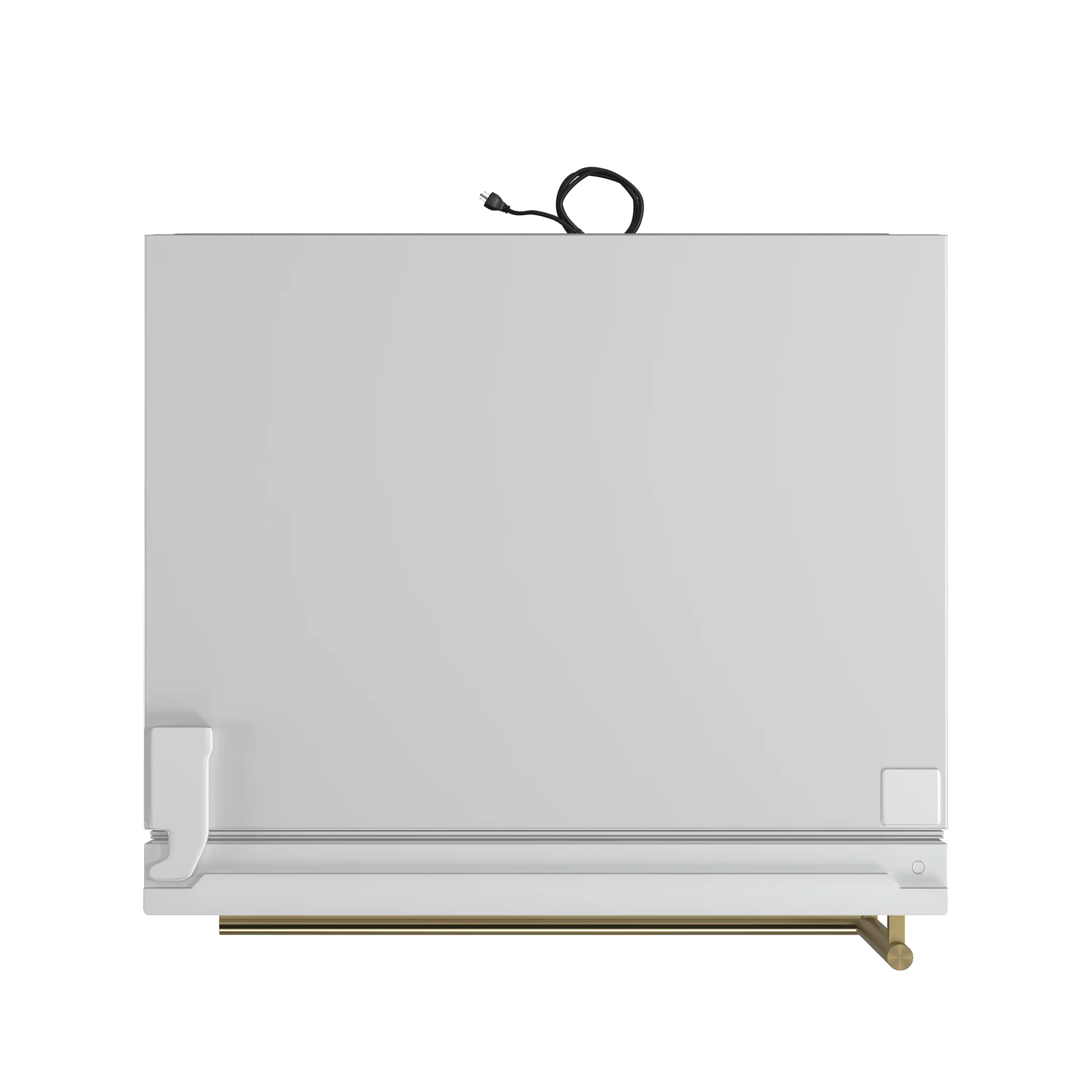 Forno Milano Espresso Package - 62-Inch, 34.4 cu. ft. Refrigerators with Bottom Freezers in White with Antique Brass Handle (FFFFD1787-60WHT) - Image 10