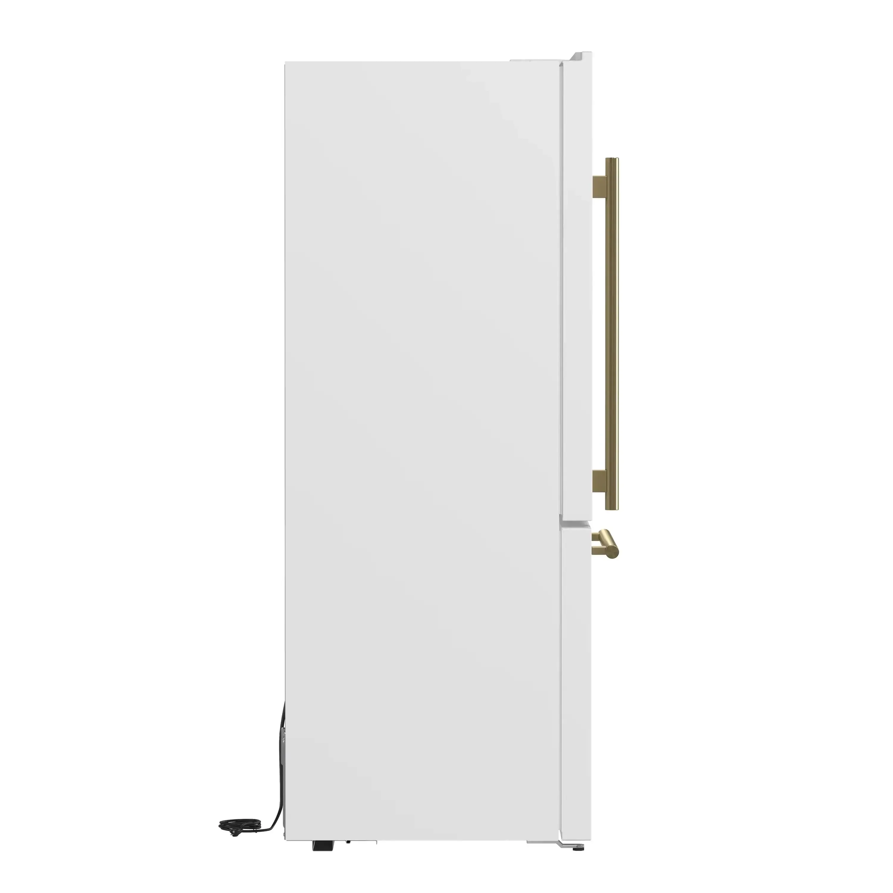 Forno Milano Espresso Package - 62-Inch, 34.4 cu. ft. Refrigerators with Bottom Freezers in White with Antique Brass Handle (FFFFD1787-60WHT) - Image 23