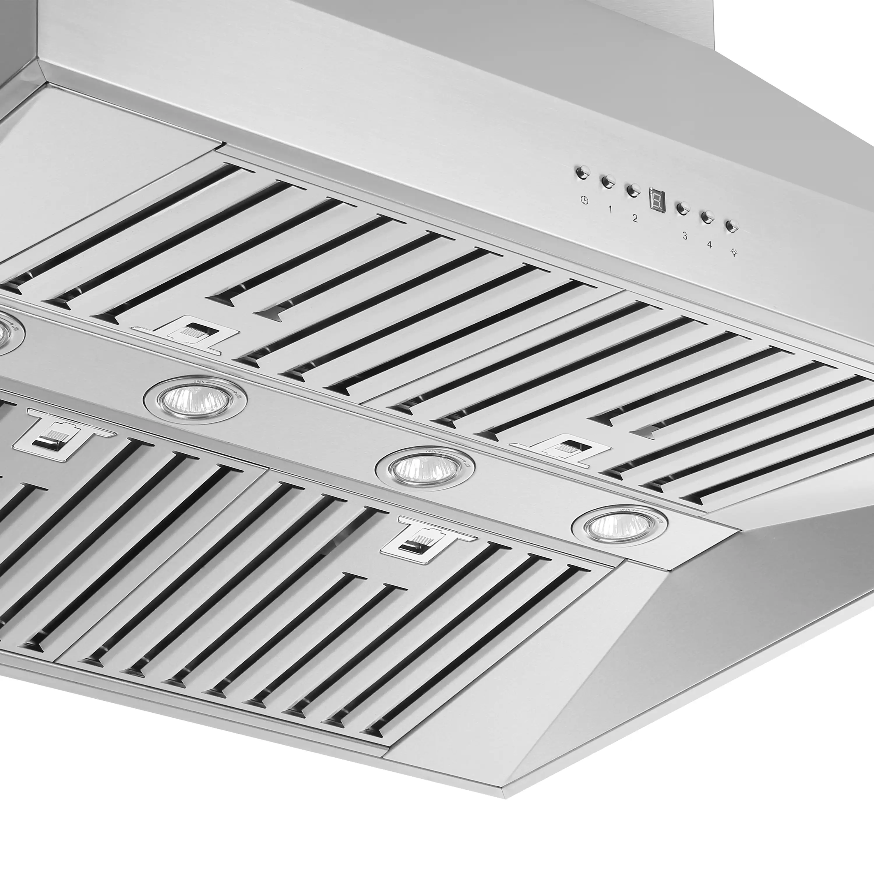 Forno Orvieto 36-Inch 1200 CFM Wall Mount Range Hood in Stainless Steel (FRHWM5094-36) - Image 4