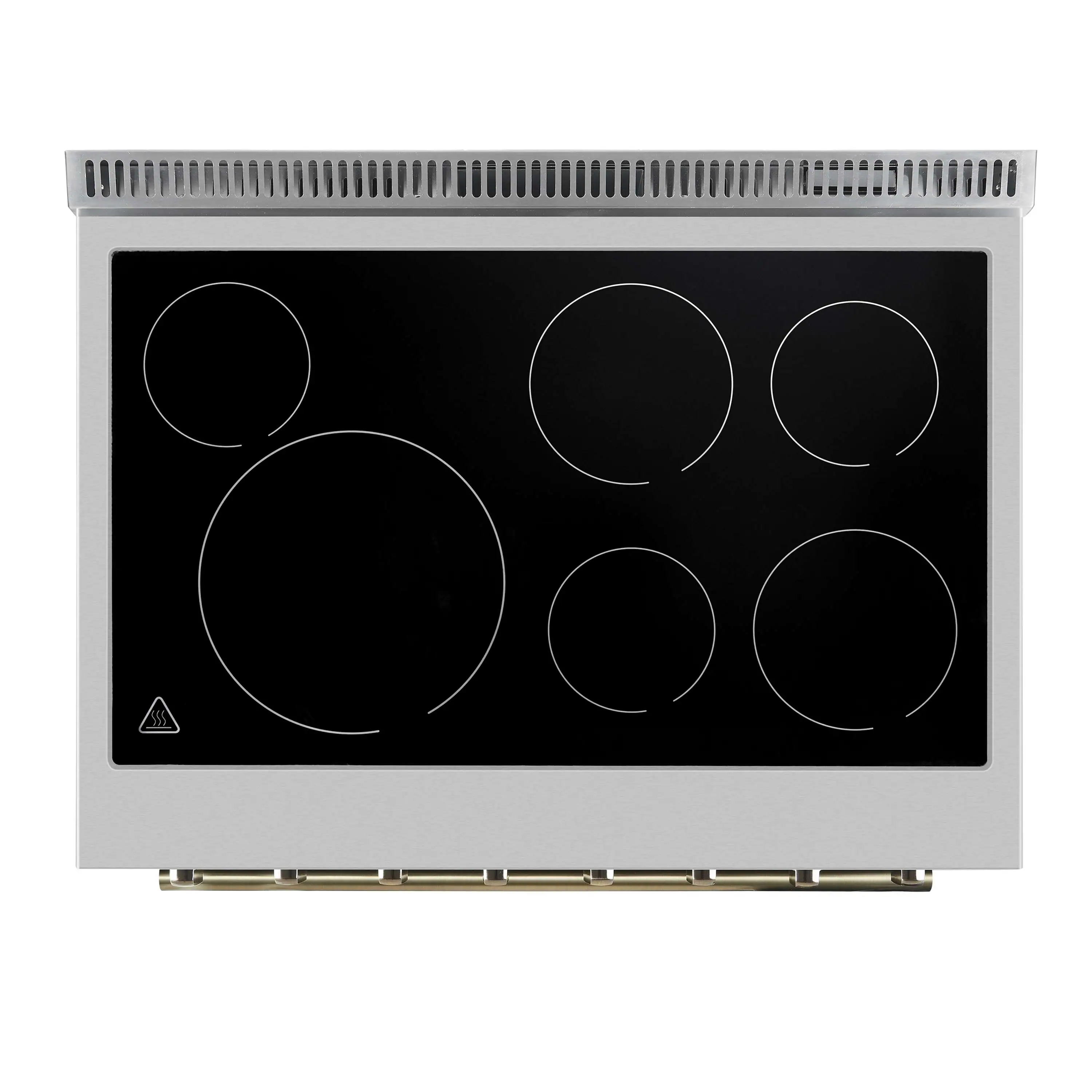Forno Paolo 36-Inch Freestanding Electric Range with 5.44 Cu.Ft True Convection Oven in Black (FFSEL6011-36BLK) - Image 6