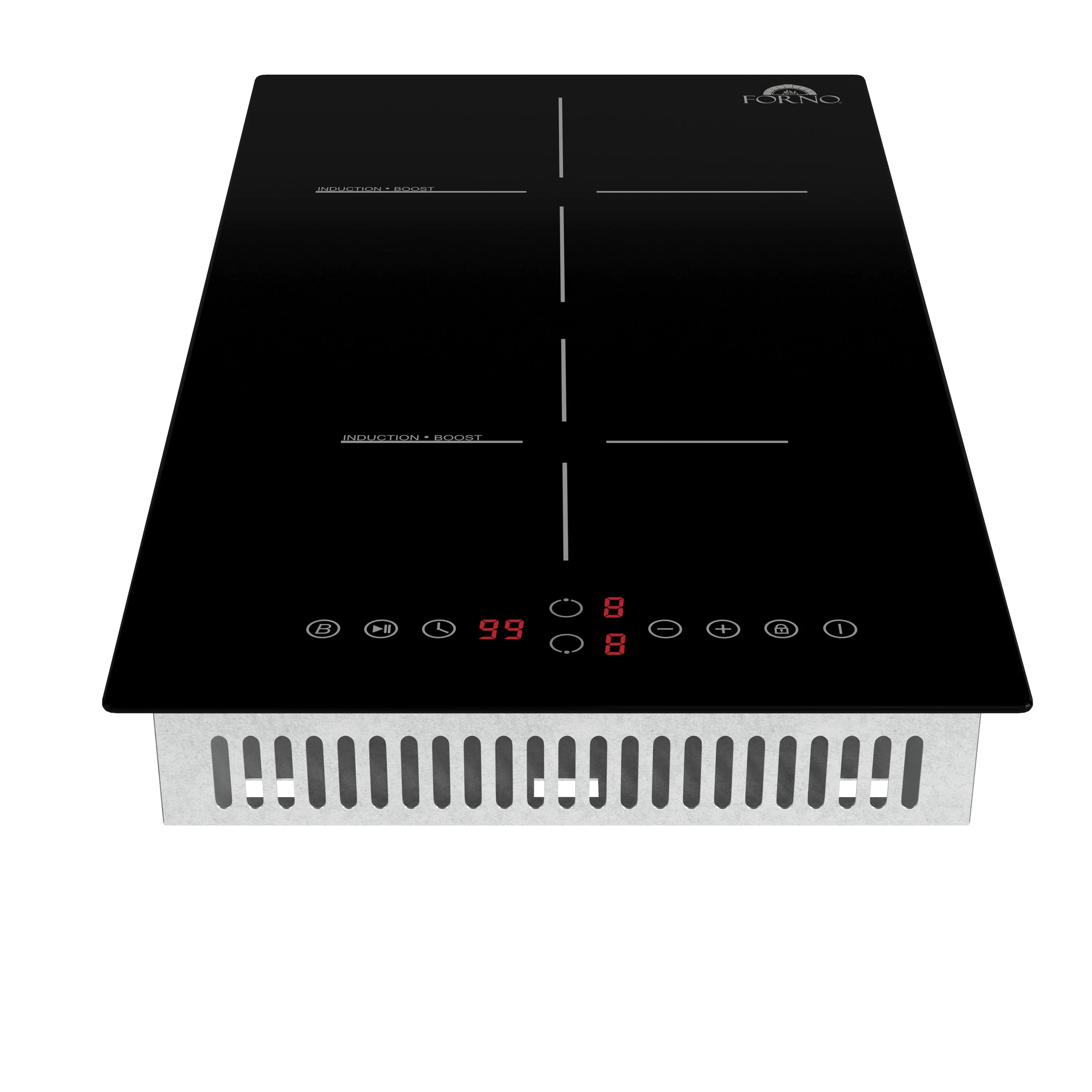 Forno Parco 12-Inch Induction Cooktop, 2 Zones, 3600W, Touch Control, 9 Power Levels & Booster Function  (FCTIN0583-12) - Image 4