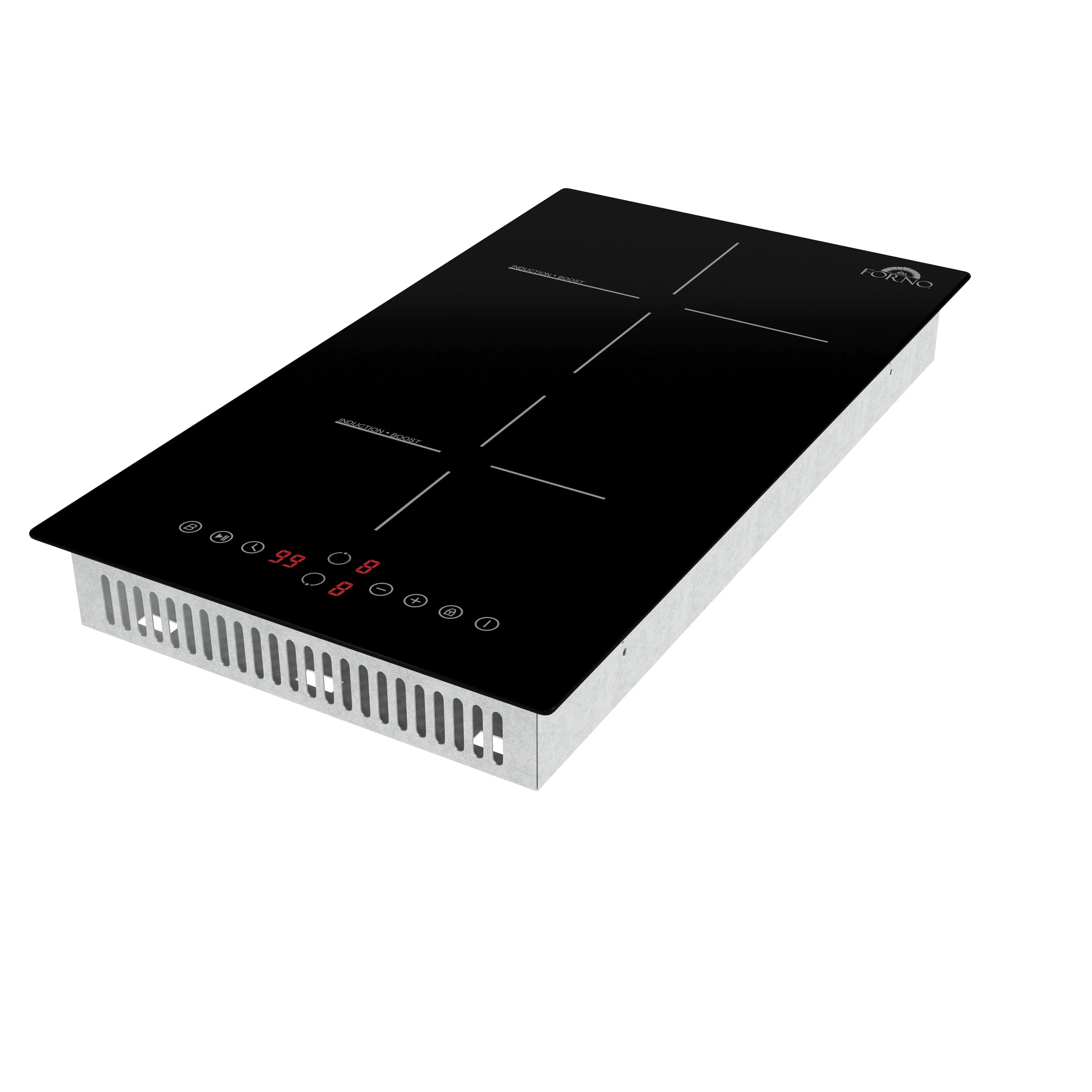 Forno Parco 12-Inch Induction Cooktop, 2 Zones, 3600W, Touch Control, 9 Power Levels & Booster Function  (FCTIN0583-12) - Image 5
