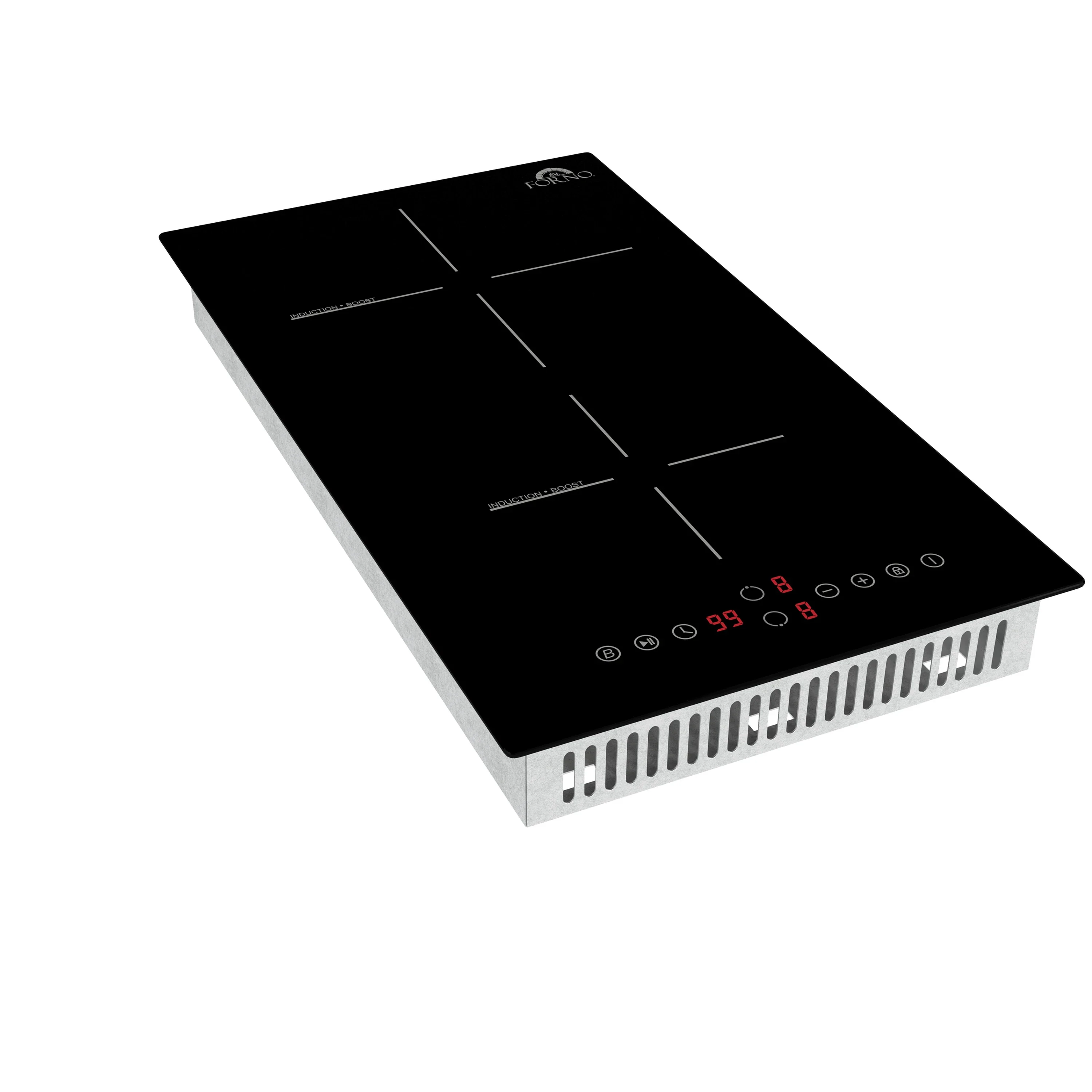 Forno Parco 12-Inch Induction Cooktop, 2 Zones, 3600W, Touch Control, 9 Power Levels & Booster Function  (FCTIN0583-12) - Image 6