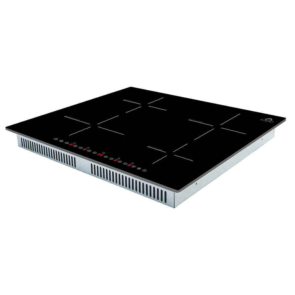 Forno  Parco 24-Inch Induction Cooktop, 4 Zones, 7200W, Touch Control, 9 Power Levels & Booster Function (FCTIN0583-24) - Image 4