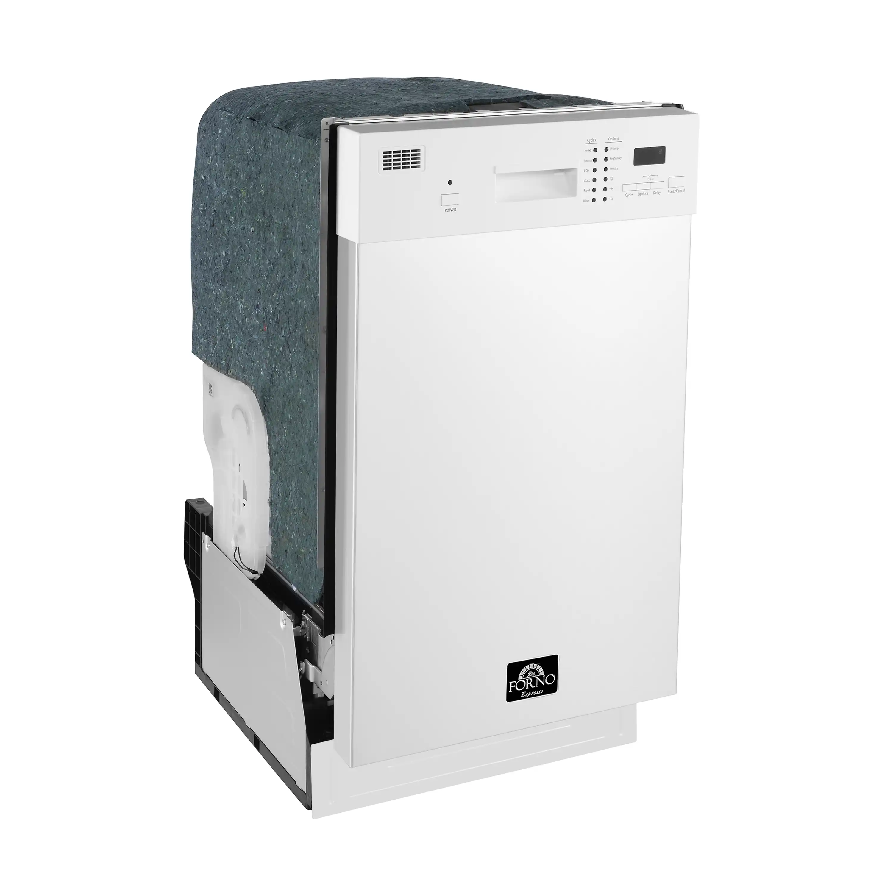 Forno Polo 18-Inch Dishwasher in White (FDWBI8041-18WHT) - Image 3