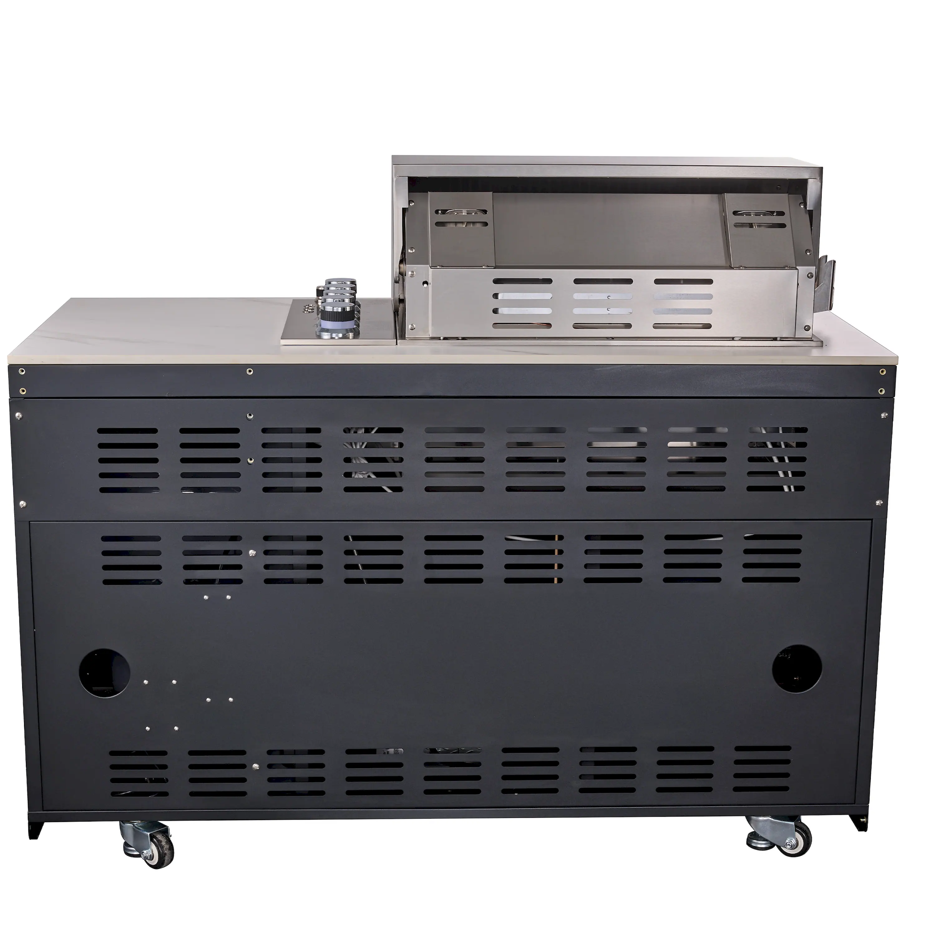 Forno Rimini Outdoor Kitchen 30-Inch BBQ 62,000 BTU, 4.8 cu.ft. Beverage Center, Stainless Steel Sink, White Countertops (FODKT2575WHT) - Image 23