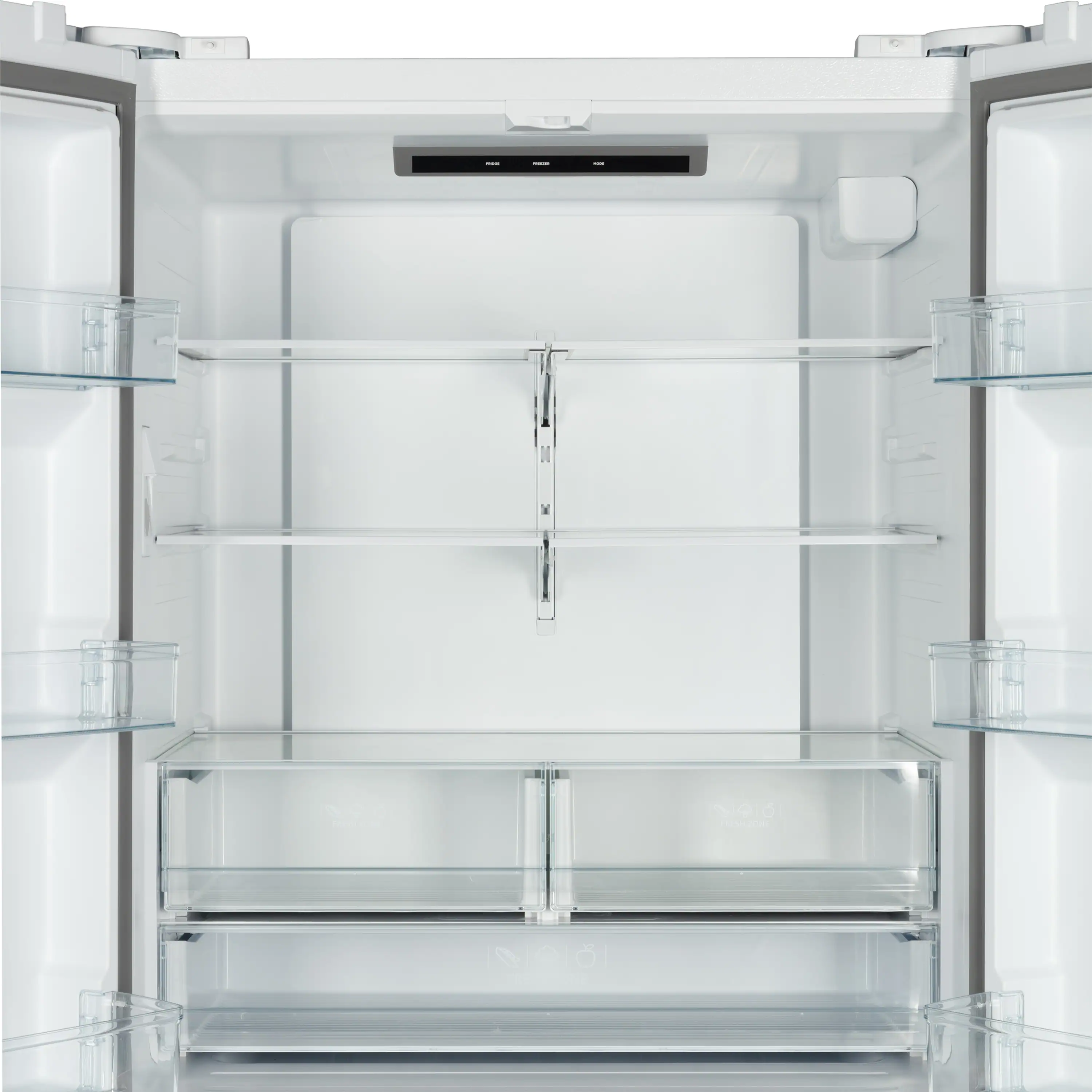 Forno Rivello 36-Inch French Door 27.4 Cu. Ft. Refrigerator with Internal Water Dispenser in White with Stainless Steel Handles (FFFFD1783-36WHT) - Image 4