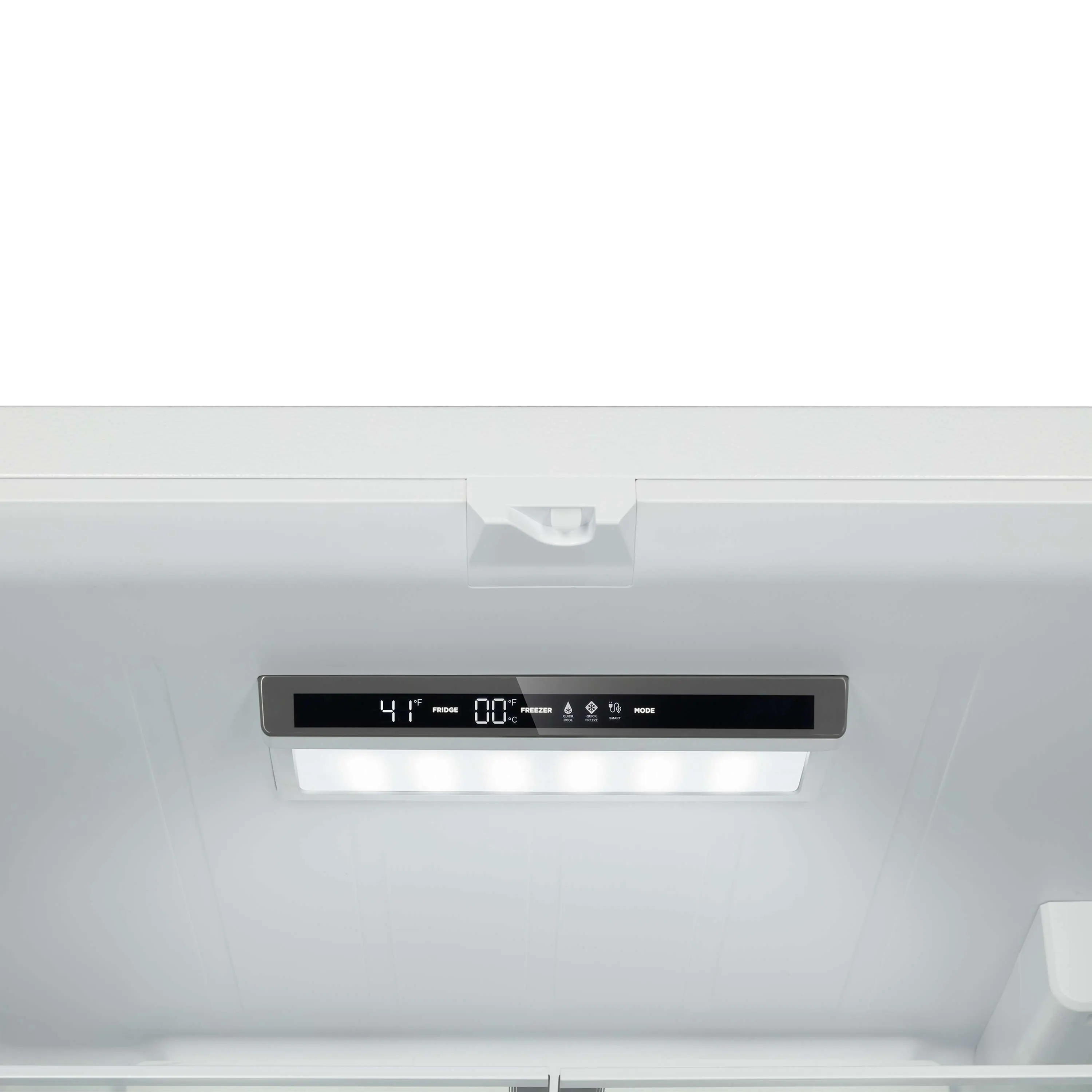 Forno Rivello 36-Inch French Door 27.4 Cu. Ft. Refrigerator with Internal Water Dispenser in White with Antique Brass Handles (FFFFD1783-36WHT) - Image 3