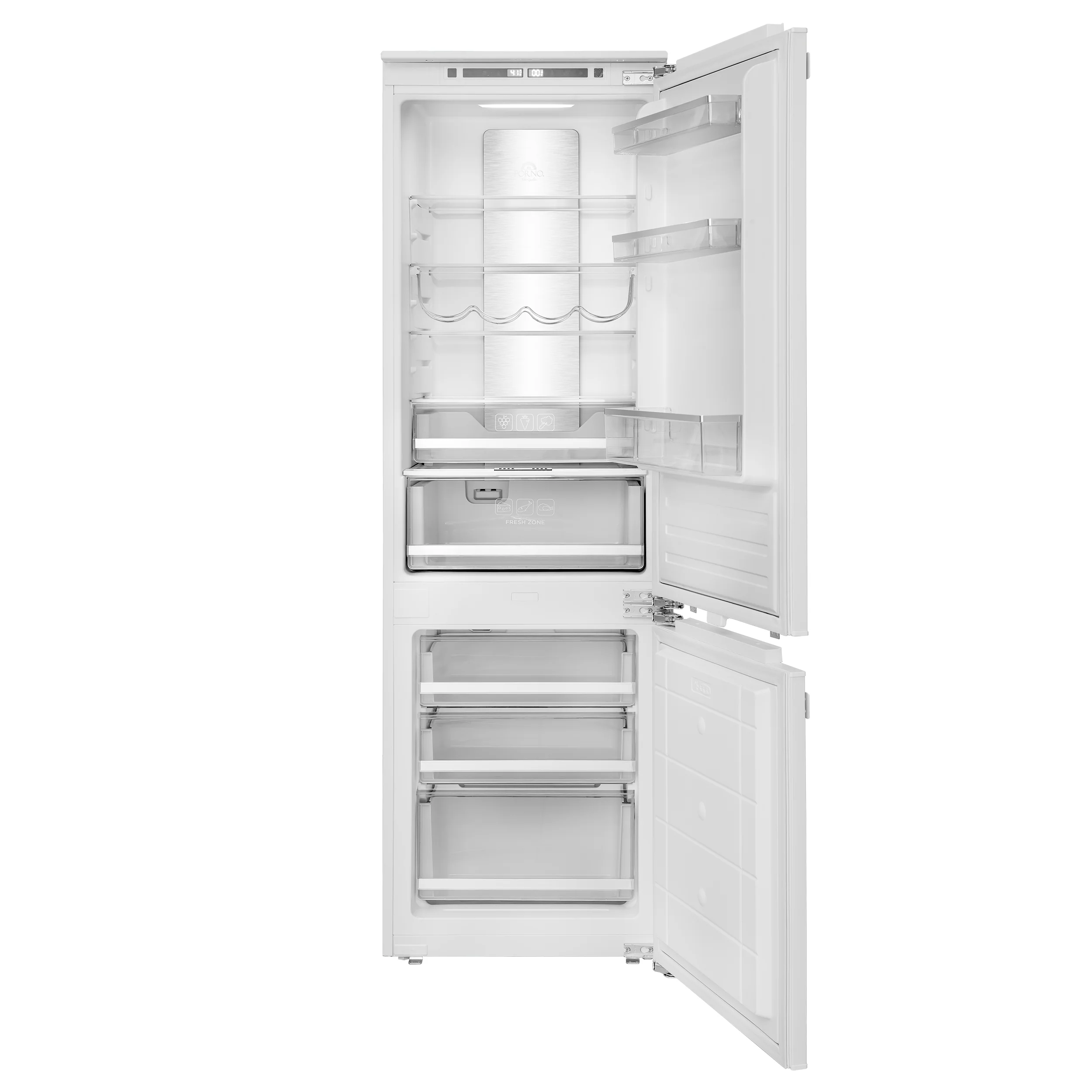 Forno Rivestito 22-Inch 8.6 Cu. Ft. Bottom Freezer Refrigerator in Panel Ready, Total No Frost, Fast Cool & Fast Freeze (FFRBI1798-21) - Image 3