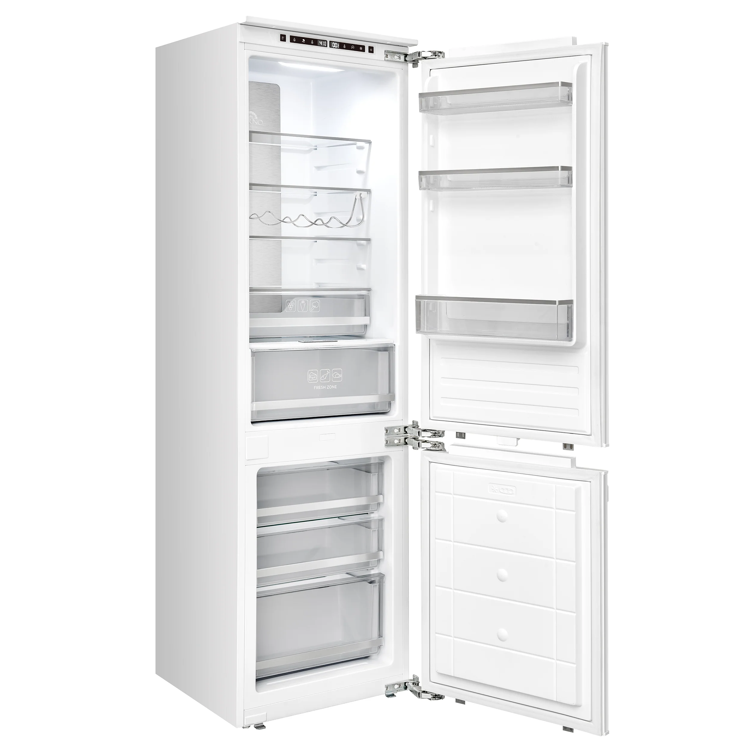 Forno Rivestito 22-Inch 8.6 Cu. Ft. Bottom Freezer Refrigerator in Panel Ready, Total No Frost, Fast Cool & Fast Freeze (FFRBI1798-21) - Image 5