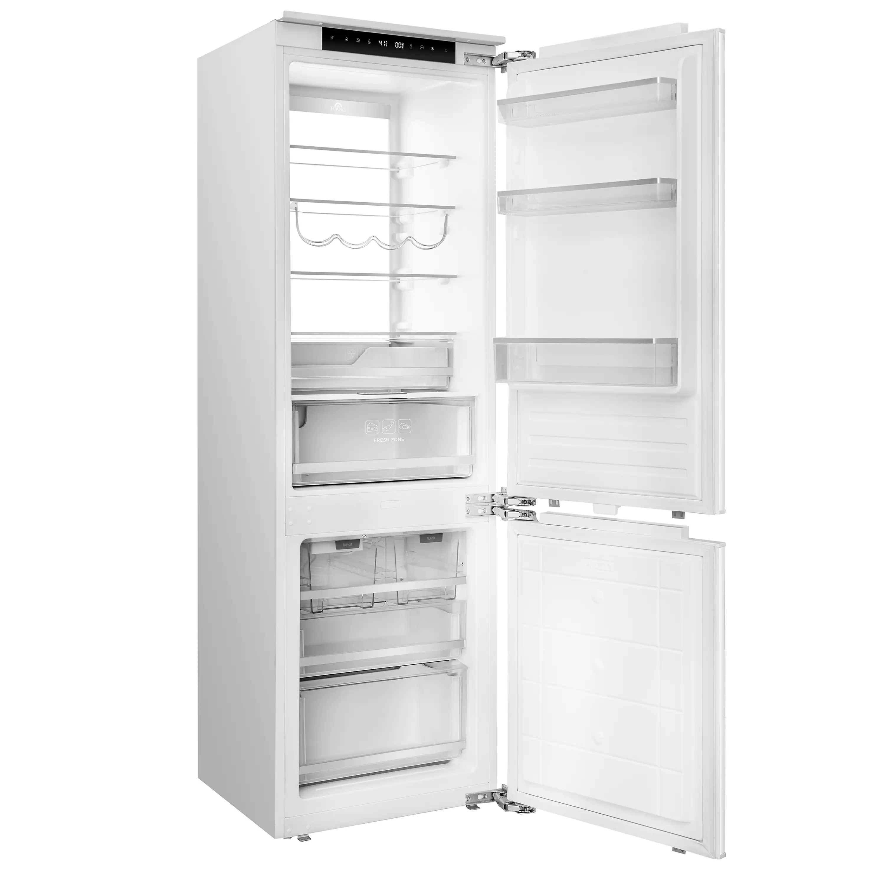 Forno Rivestito 22-Inch 8.3 Cu. Ft. Bottom Freezer Refrigerator in Panel Ready with Ice Maker, Total No Frost, Fast Cool & Fast Freeze (FFRBI1704-21) - Image 4