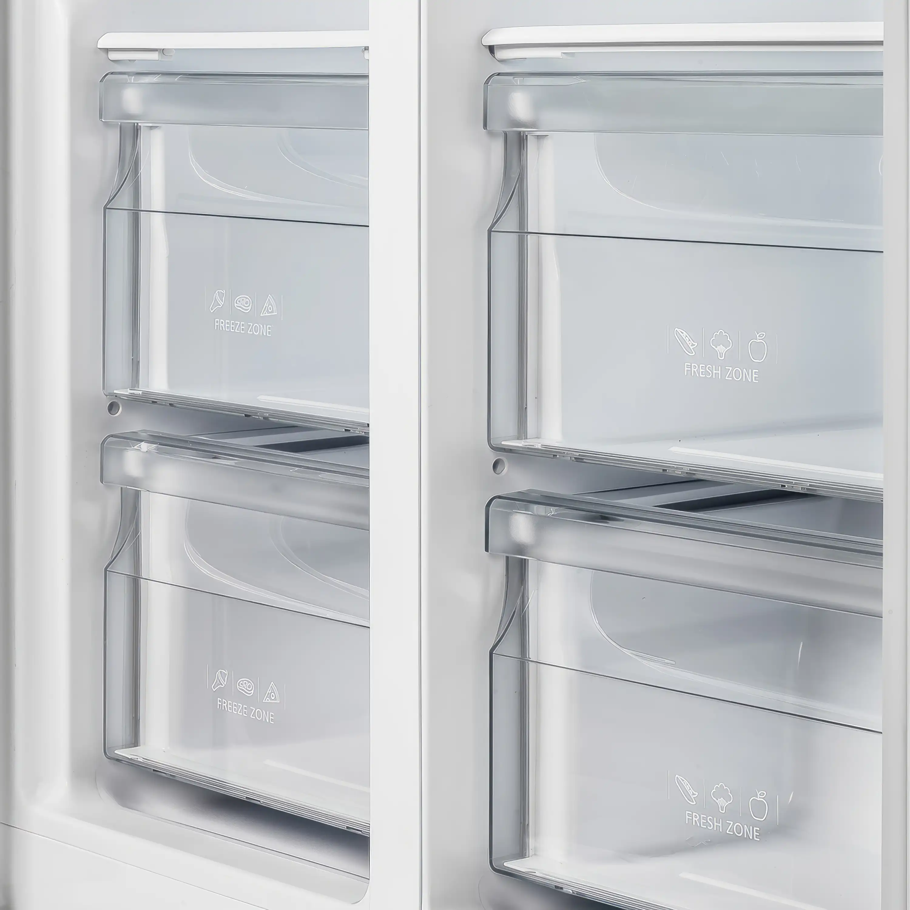 Forno Salerno 33-Inch 15.6 cu.ft Built-in Refrigerator with Modern Decorative Grille in Stainless Steel (FFRBI1805-37MG) - Image 7