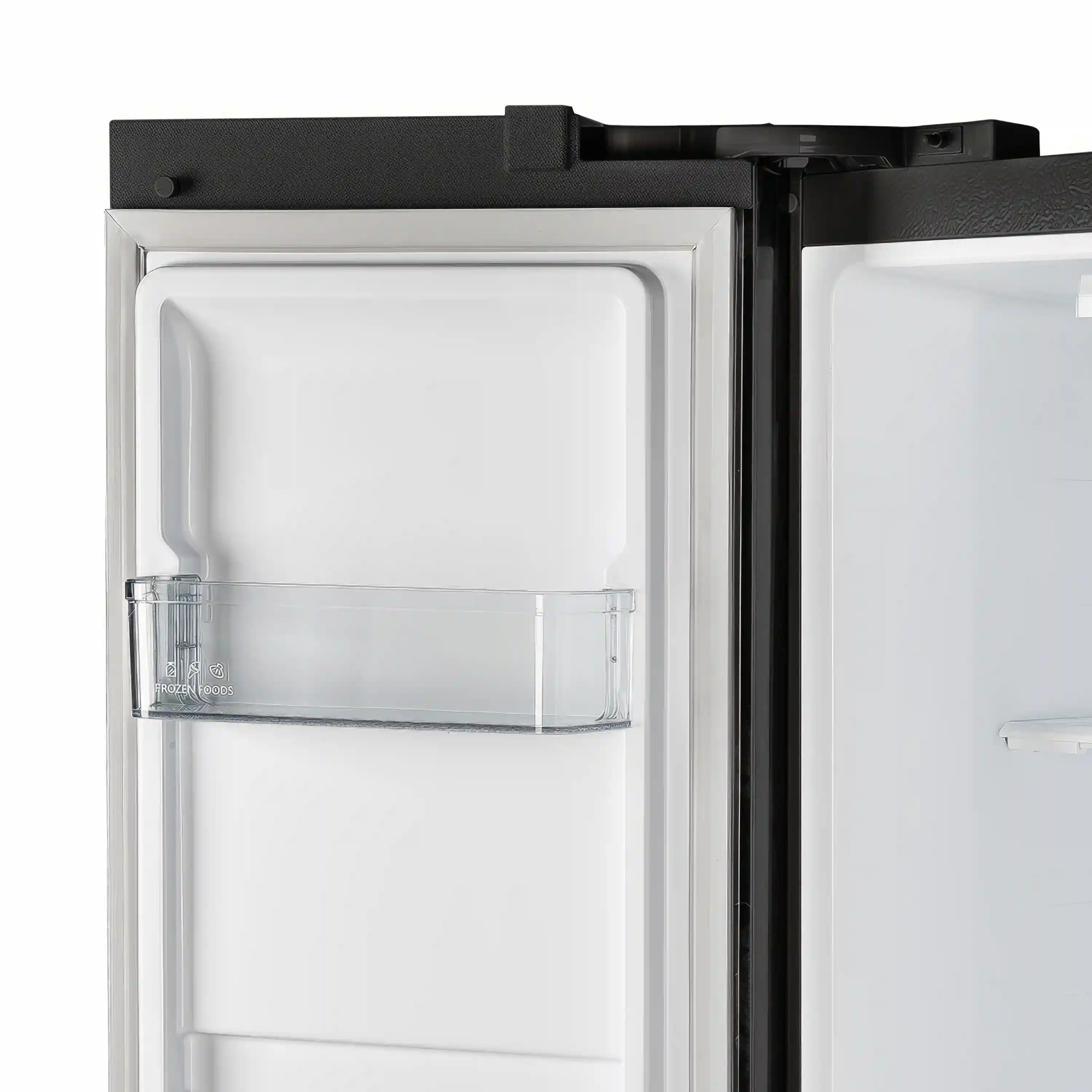 Forno Salerno Espresso 33-inch Side-by-Side 15.6 Cu.Ft. Refrigerator in Black with Antique Brass Trim (FFRBI1805-33BLK) - Image 10