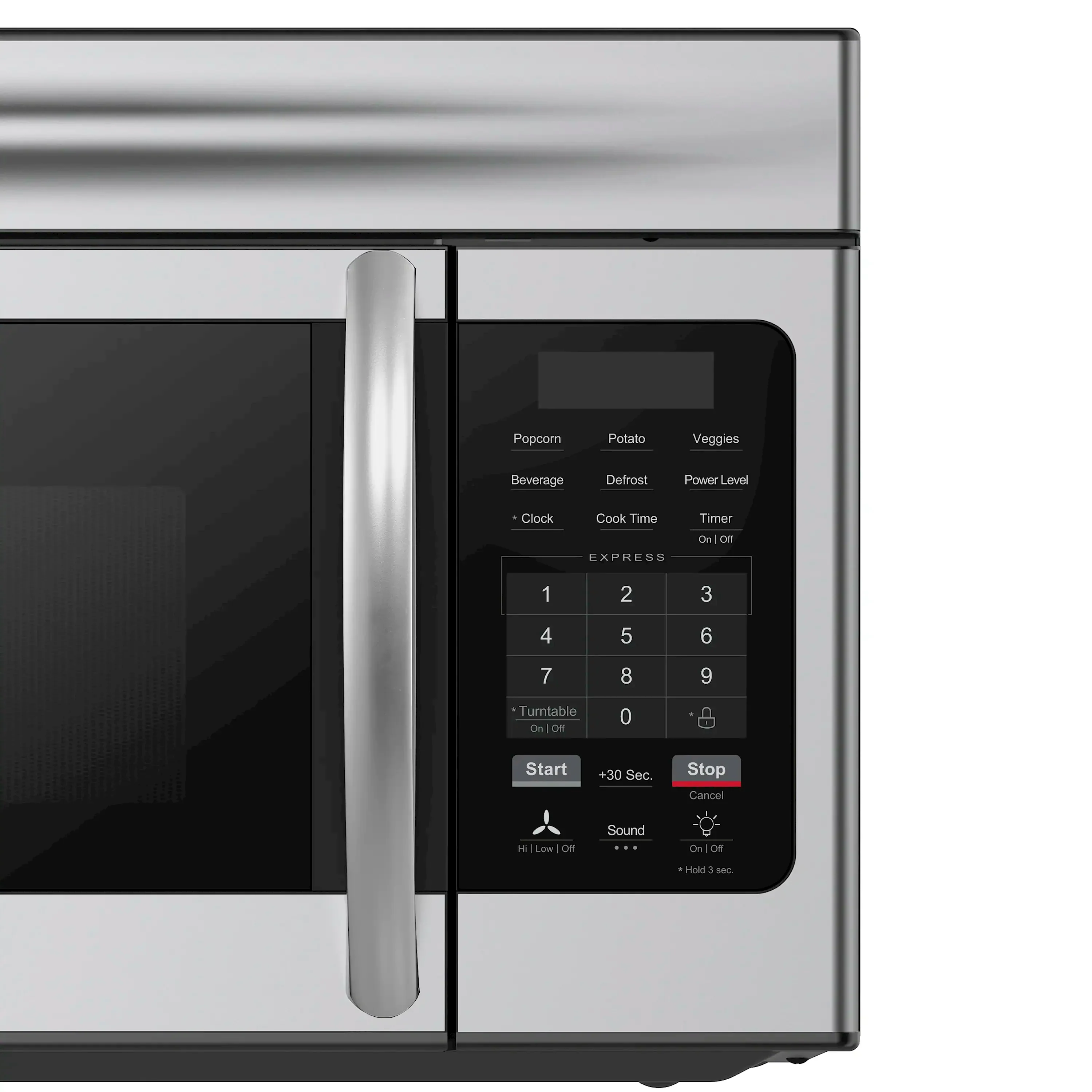 Forno Scalo 30-Inch Over the Range Microwave in Stainless Steel – 1.6 cu.ft, 300 CFM Vent, Touch Control, LED Light (FOTR3007-30) - Image 4
