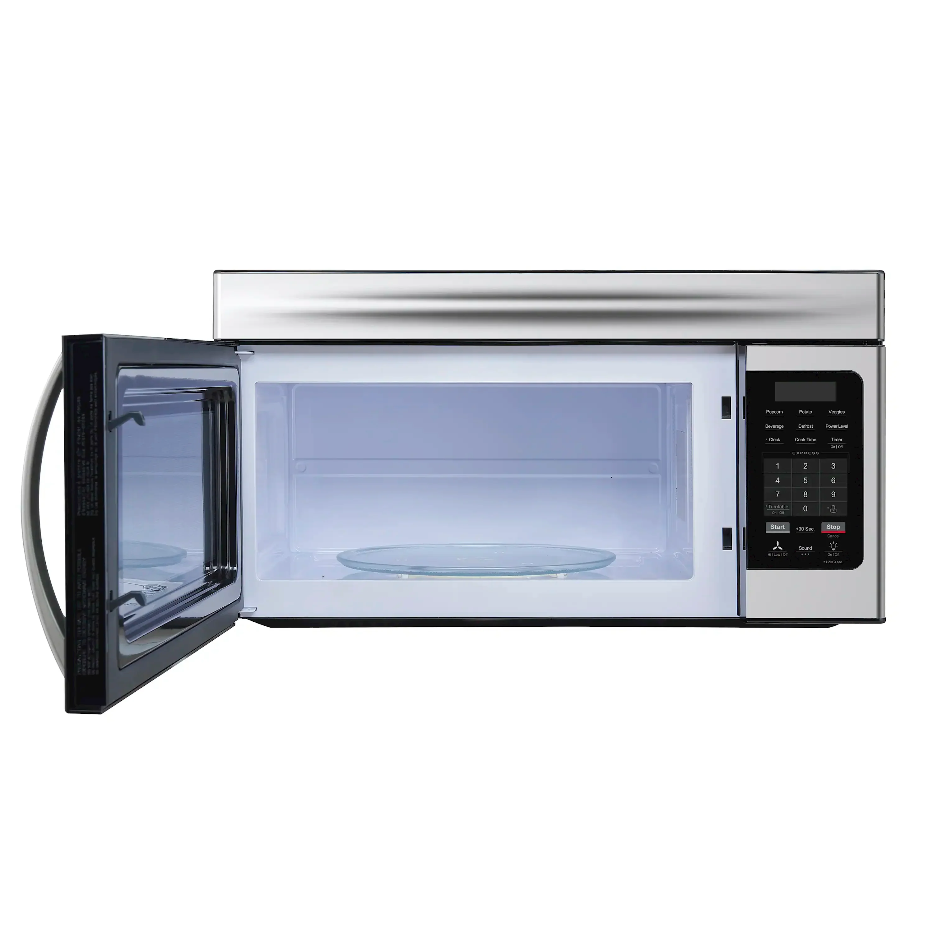 Forno Scalo 30-Inch Over the Range Microwave in Stainless Steel – 1.6 cu.ft, 300 CFM Vent, Touch Control, LED Light (FOTR3007-30) - Image 5