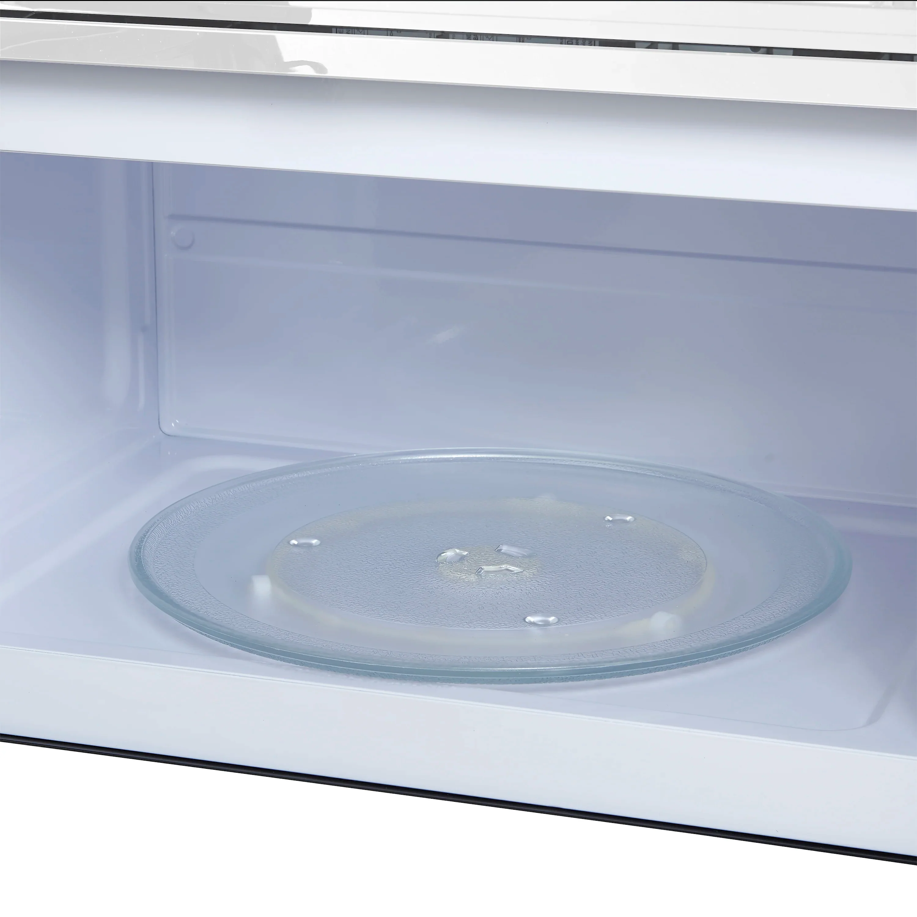 Forno Scalo 30-Inch Over the Range Microwave in White with Antique Brass Handle – 1.6 cu.ft, 300 CFM Vent, Touch Control, LED Light (FOTR3007-30WHT) - Image 8