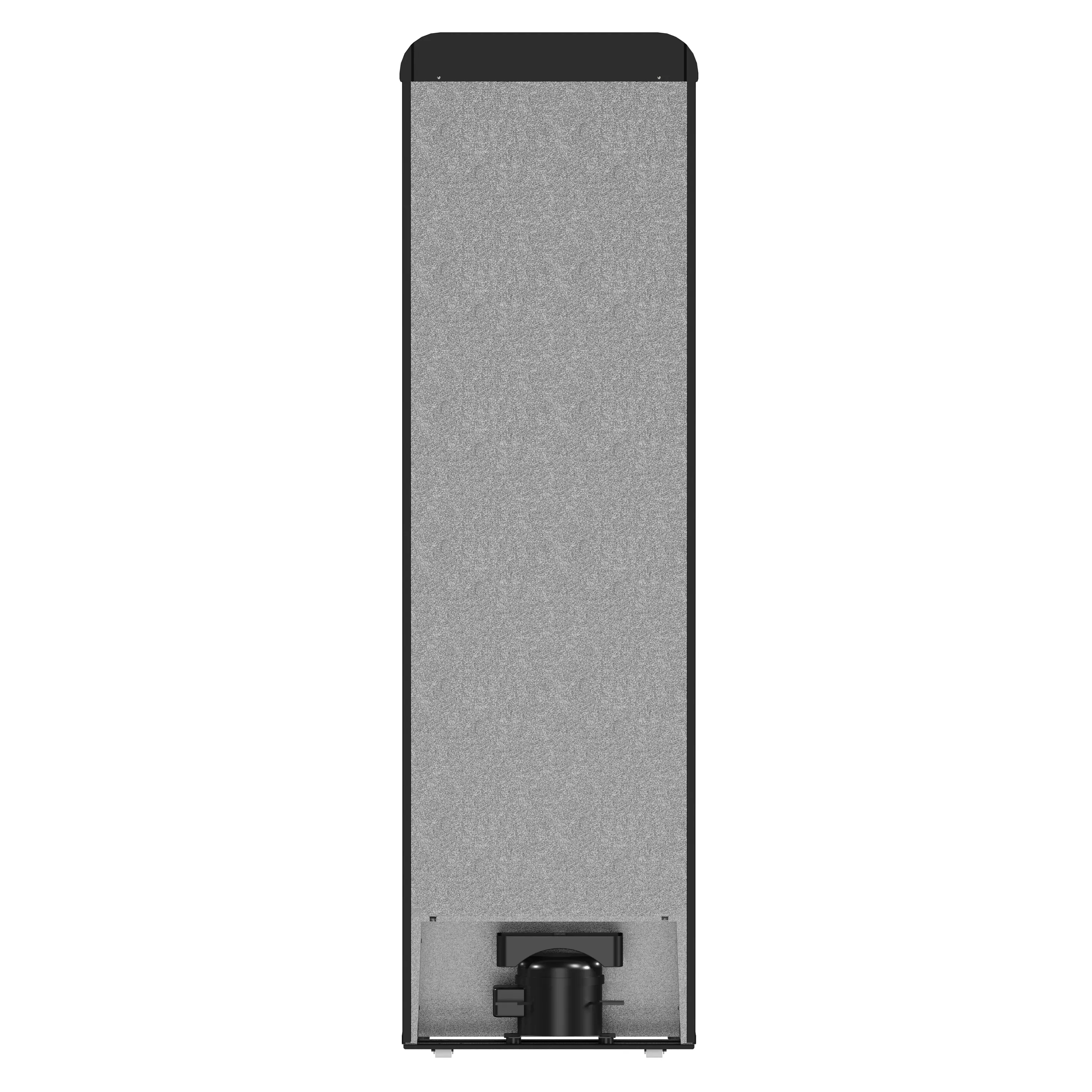 Forno Storico 22-Inch 9 Cu.Ft. Retro Bottom Freezer Refrigerator in Black with Copper-Tone Handle (FFFFD1745-22BLK) - Image 6