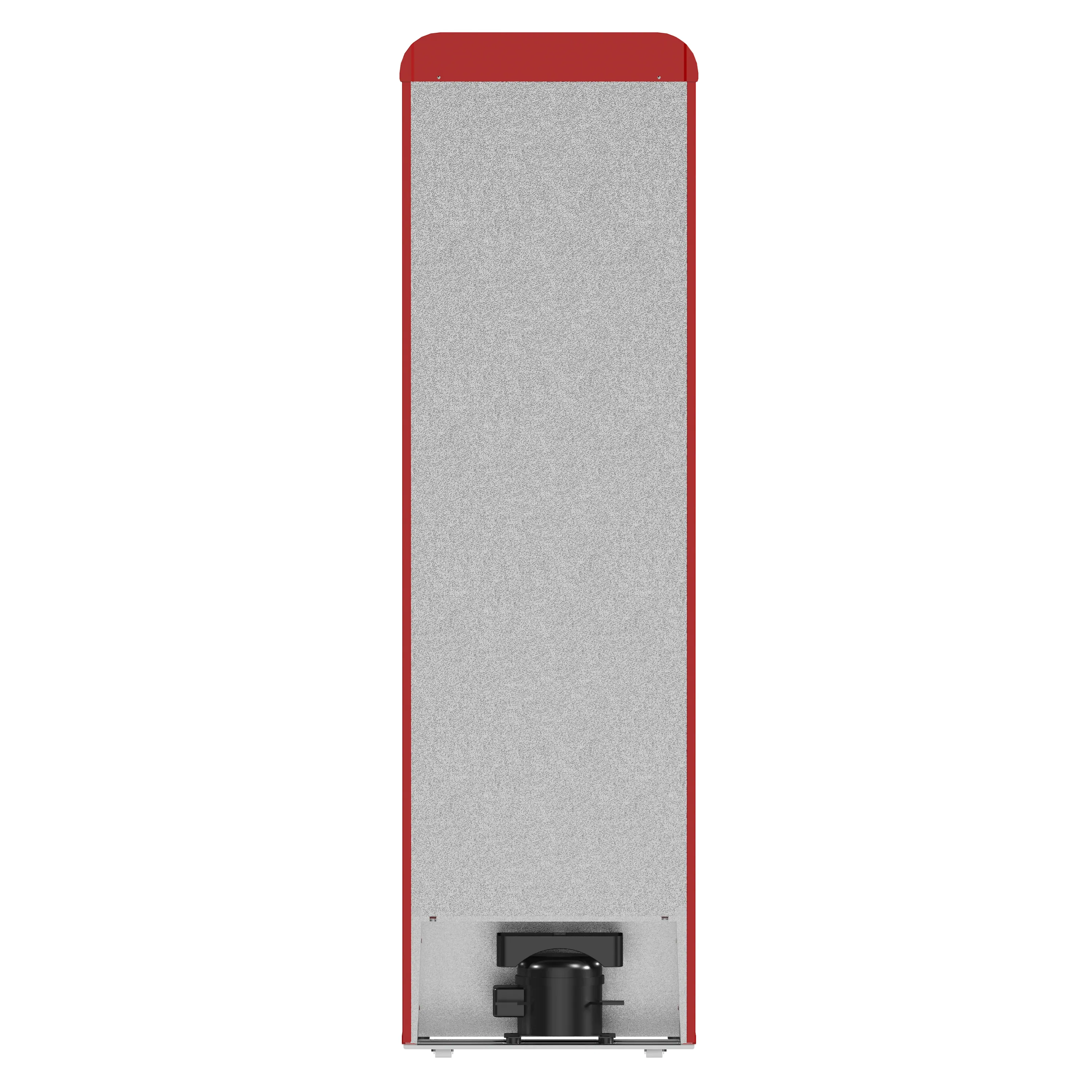 Forno Storico 22-Inch 9 Cu.Ft. Retro Bottom Freezer Refrigerator in Red with Copper-Tone Handle (FFFFD1745-22RED) - Image 6