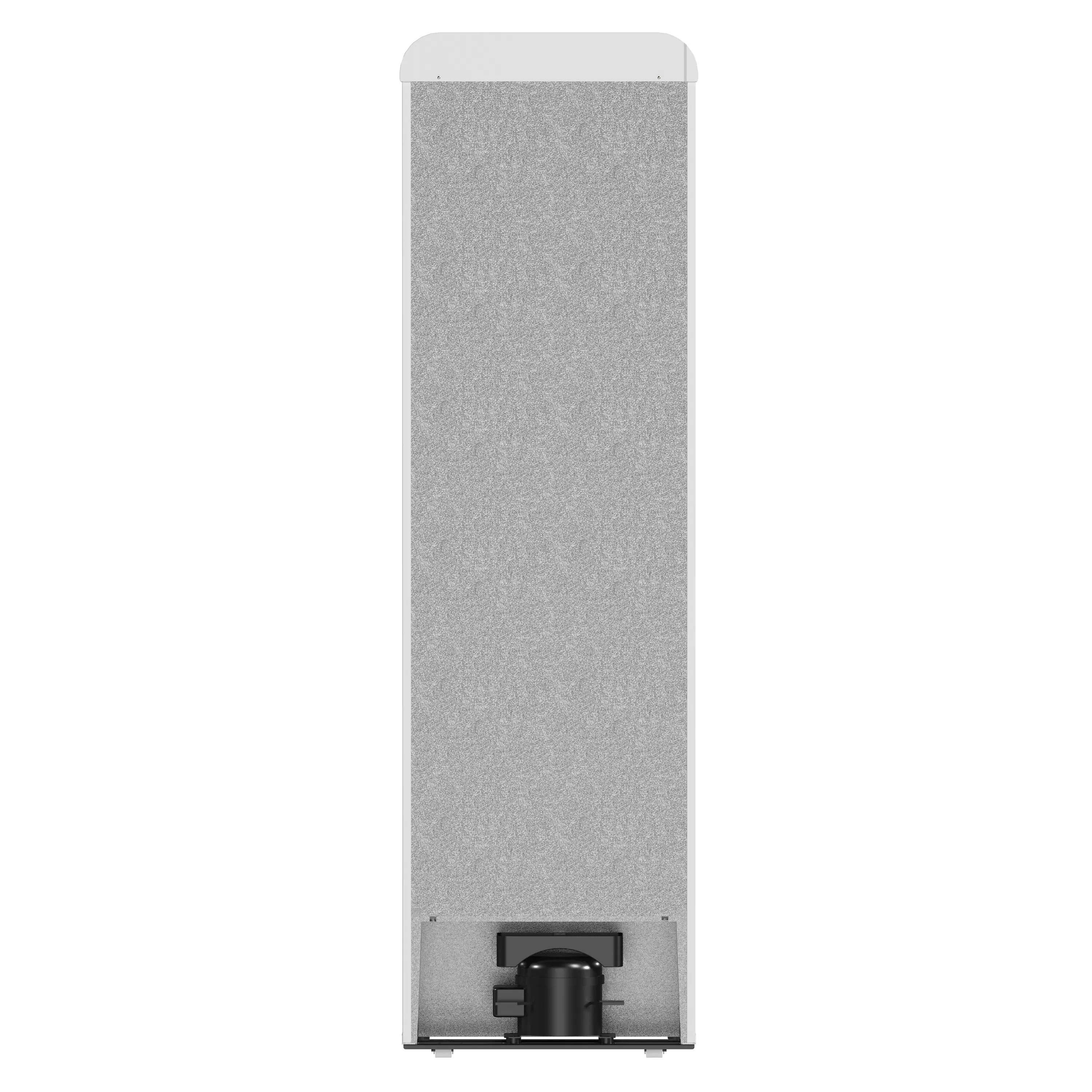 Forno Storico 22-Inch 9 Cu.Ft. Retro Bottom Freezer Refrigerator in White with Copper-Tone Handle (FFFFD1745-22WHT) - Image 6