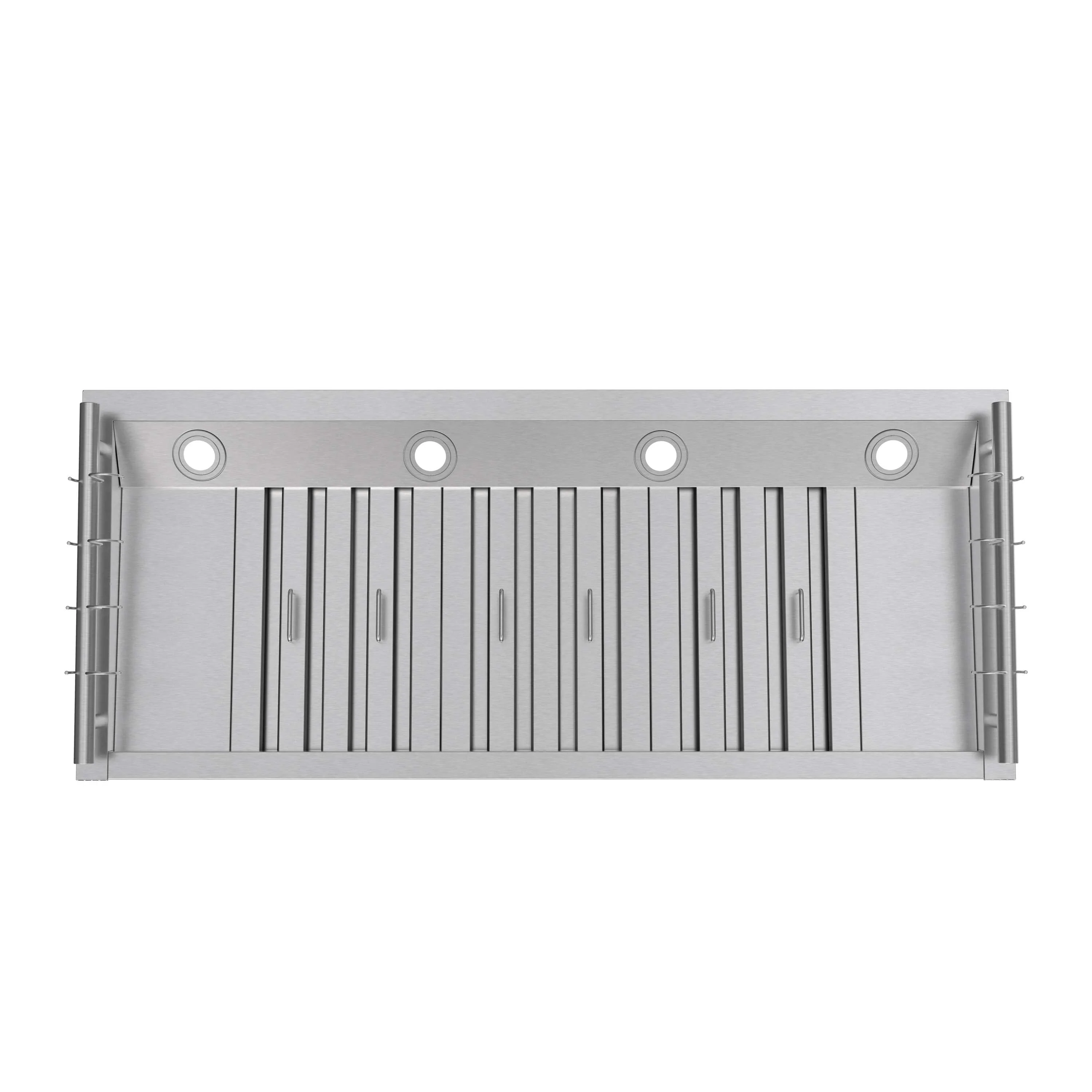 Forno Venezia 48-Inch Wall Mounted Range Hood with Touch Controls and Baffle Filters in Stainless Steel (FRHWM5503-48) - Image 6