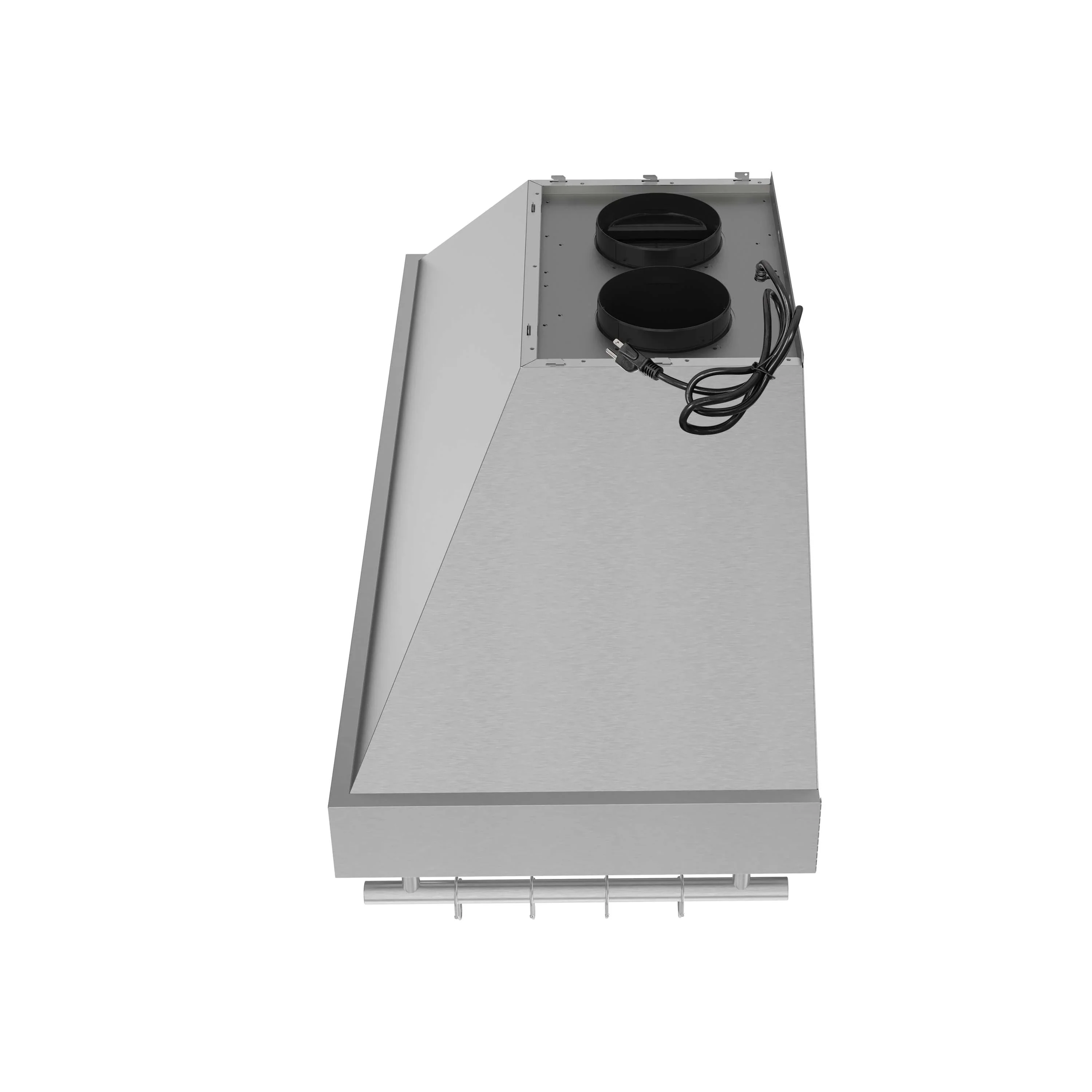 Forno Venezia 48-Inch Wall Mounted Range Hood with Touch Controls and Baffle Filters in Stainless Steel (FRHWM5503-48) - Image 9