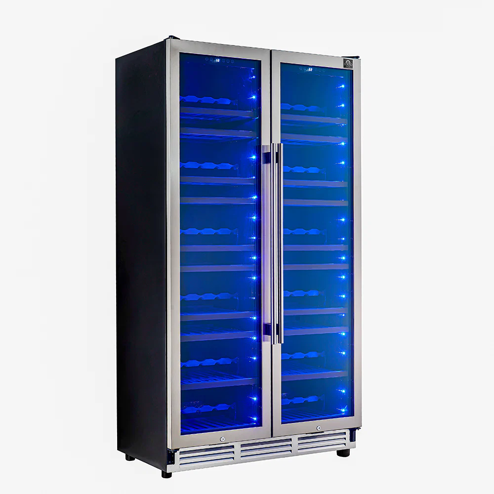 Forno Vernazza 40-Inch 25.07 Cu.Ft. Side-by-Side, Dual Zone Wine Cooler (FWCDR6642-40S) - Image 3