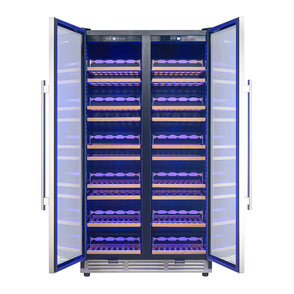 Forno Vernazza 40-Inch 25.07 Cu.Ft. Side-by-Side, Dual Zone Wine Cooler (FWCDR6642-40S) - Image 4
