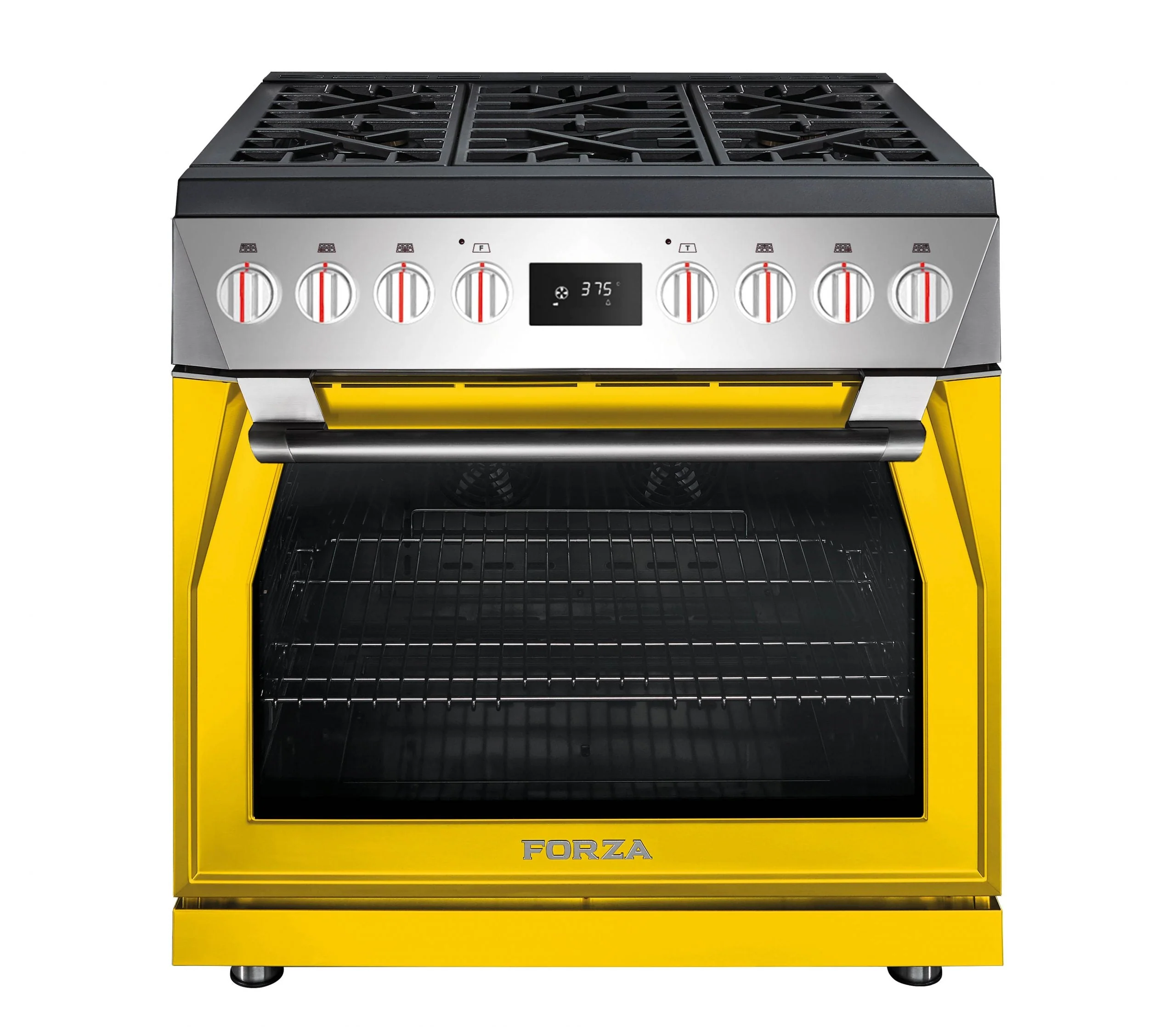 Forza 36-Inch Professional Dual Fuel Range in Valoroso White (FR366DF-W) - Image 6