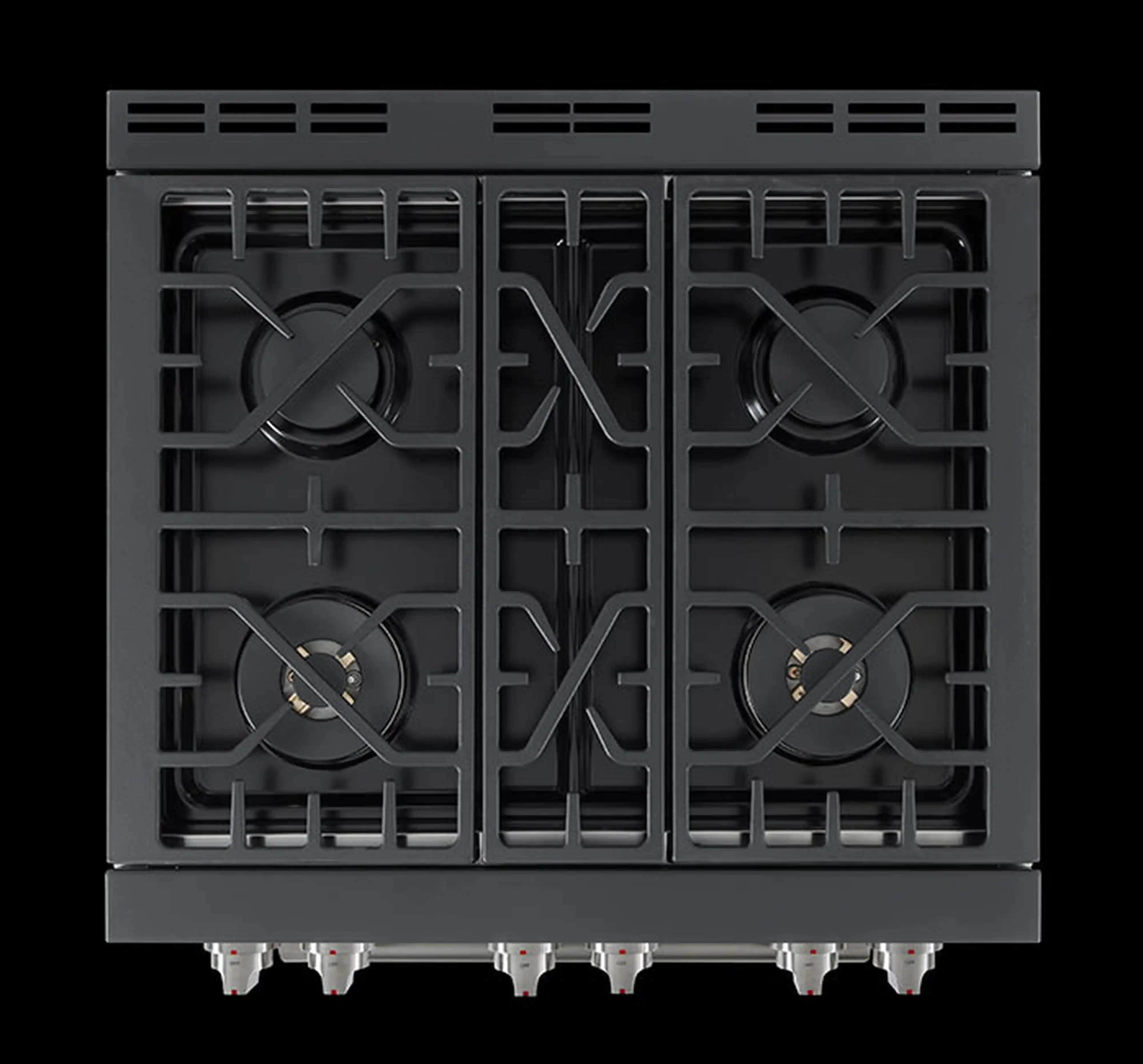 Forza 4-Piece Appliance Package - 30-Inch Gas Range, Pro-Style Range Hood, 24-Inch Dishwasher and Refrigerator in Stainless Steel - Image 4