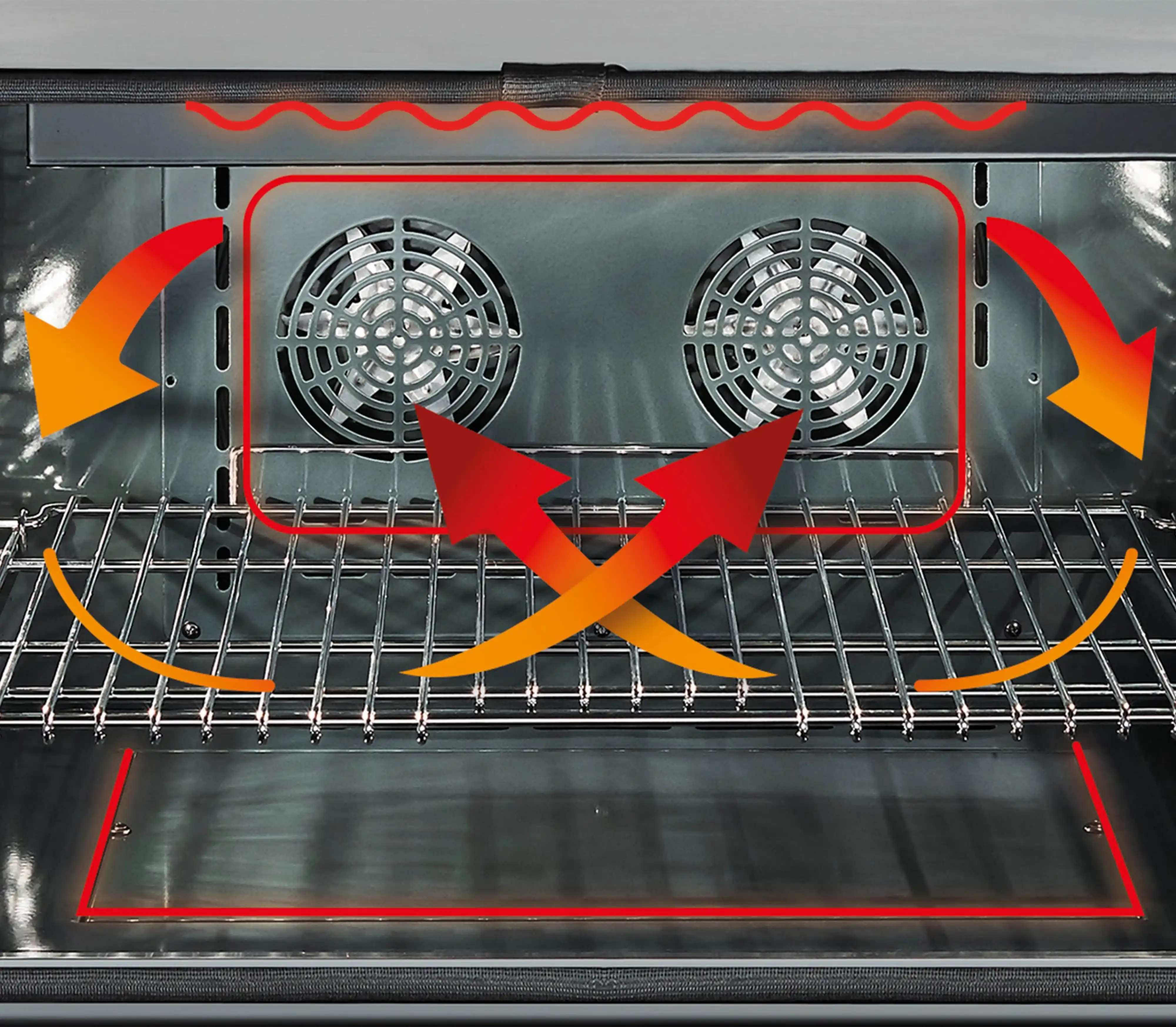Forza 48-Inch Professional Dual Fuel Range in Audace Black (FR488DF-K) - Image 4