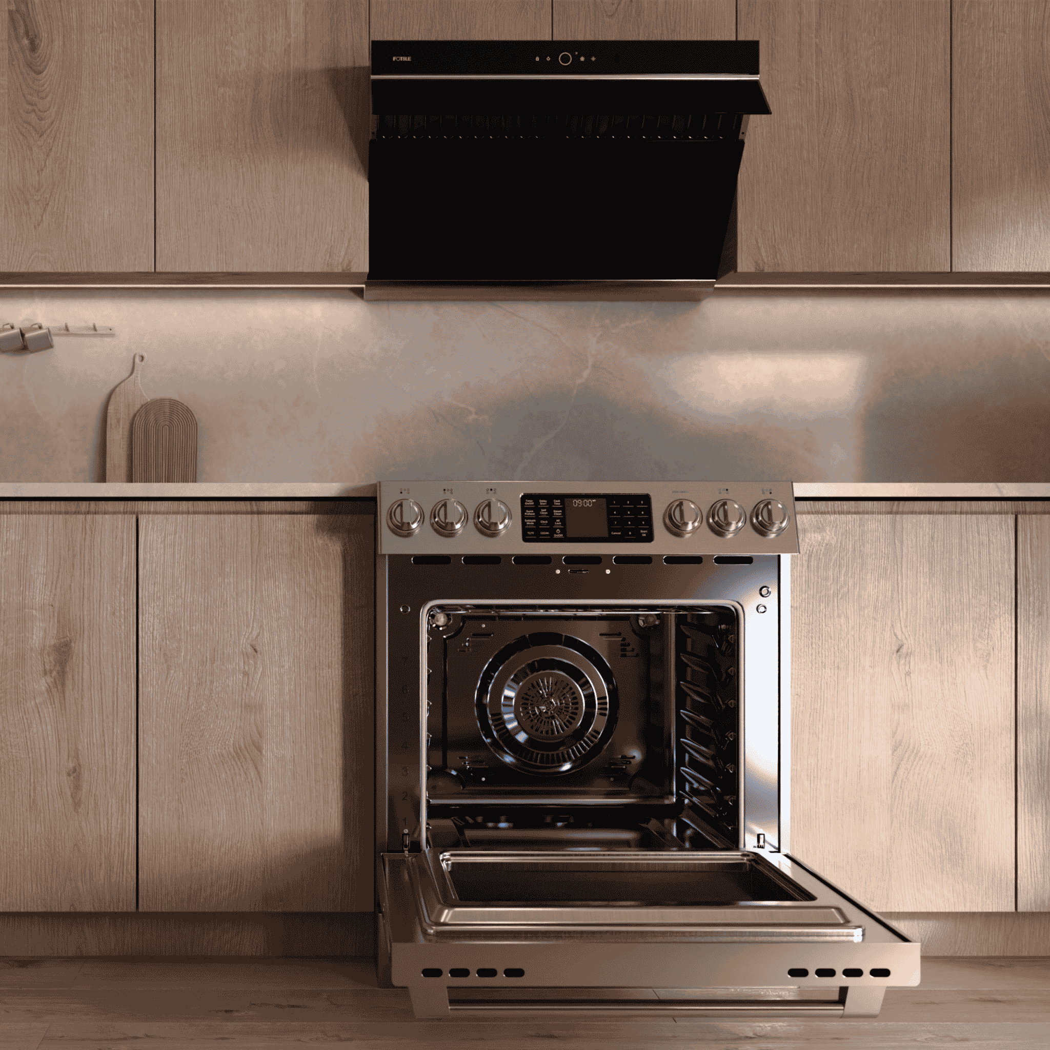 Fotile FreshBake™ 30-Inch Slide-In Electric Range in Stainless Steel (RES30552) - Image 15