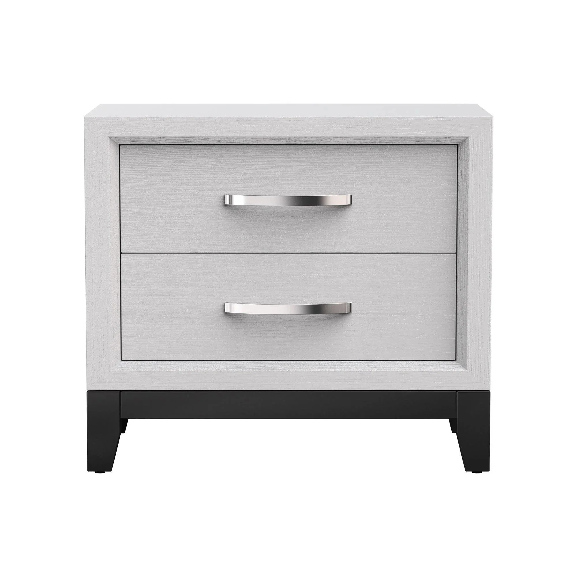 Parrot Uncle Furniture of America Lucien 23" Modern Wood Nightstand with 2 Drawers - Image 14