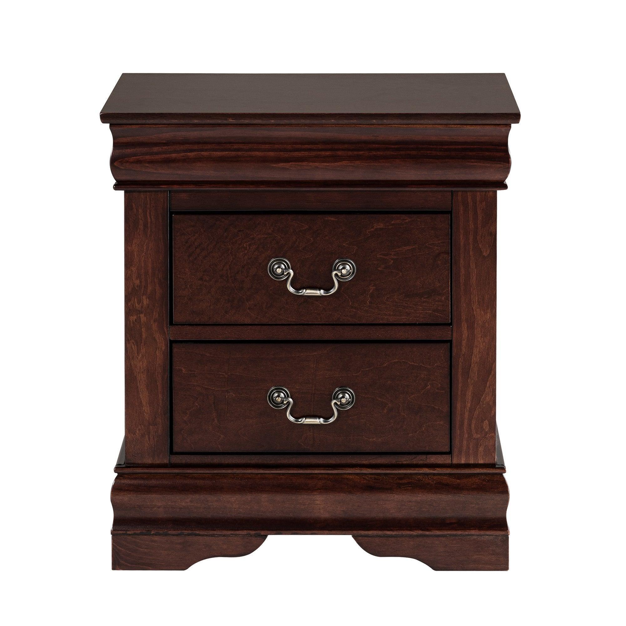 Parrot Uncle Furniture of America Night Stand Louis Philippe - Image 11