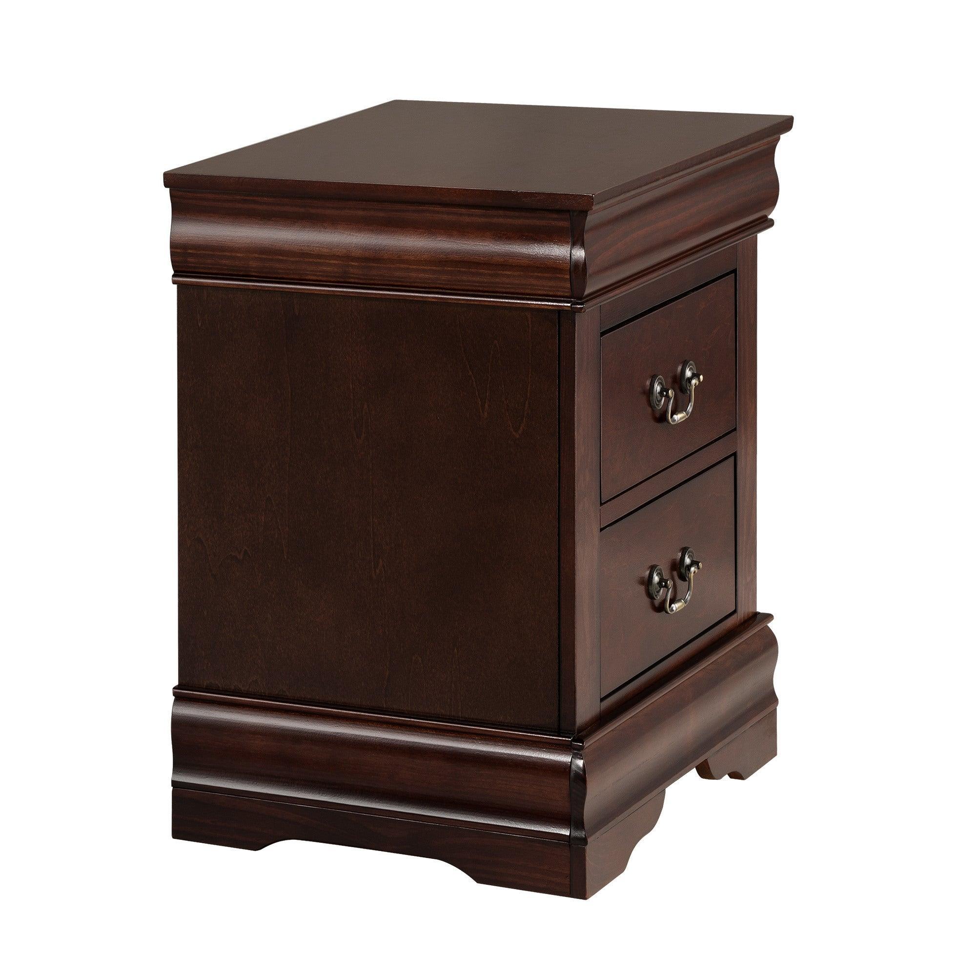 Parrot Uncle Furniture of America Night Stand Louis Philippe - Image 17