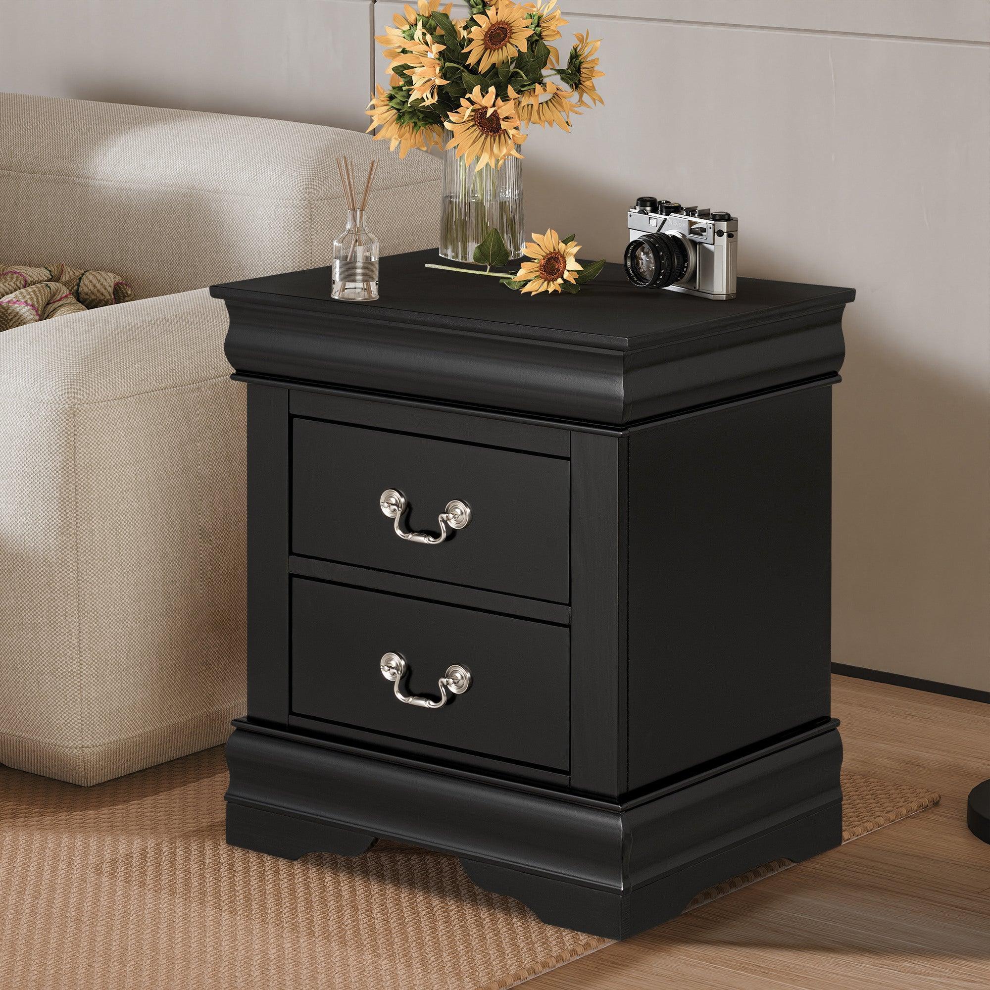 Parrot Uncle Furniture of America Night Stand Louis Philippe - Image 29