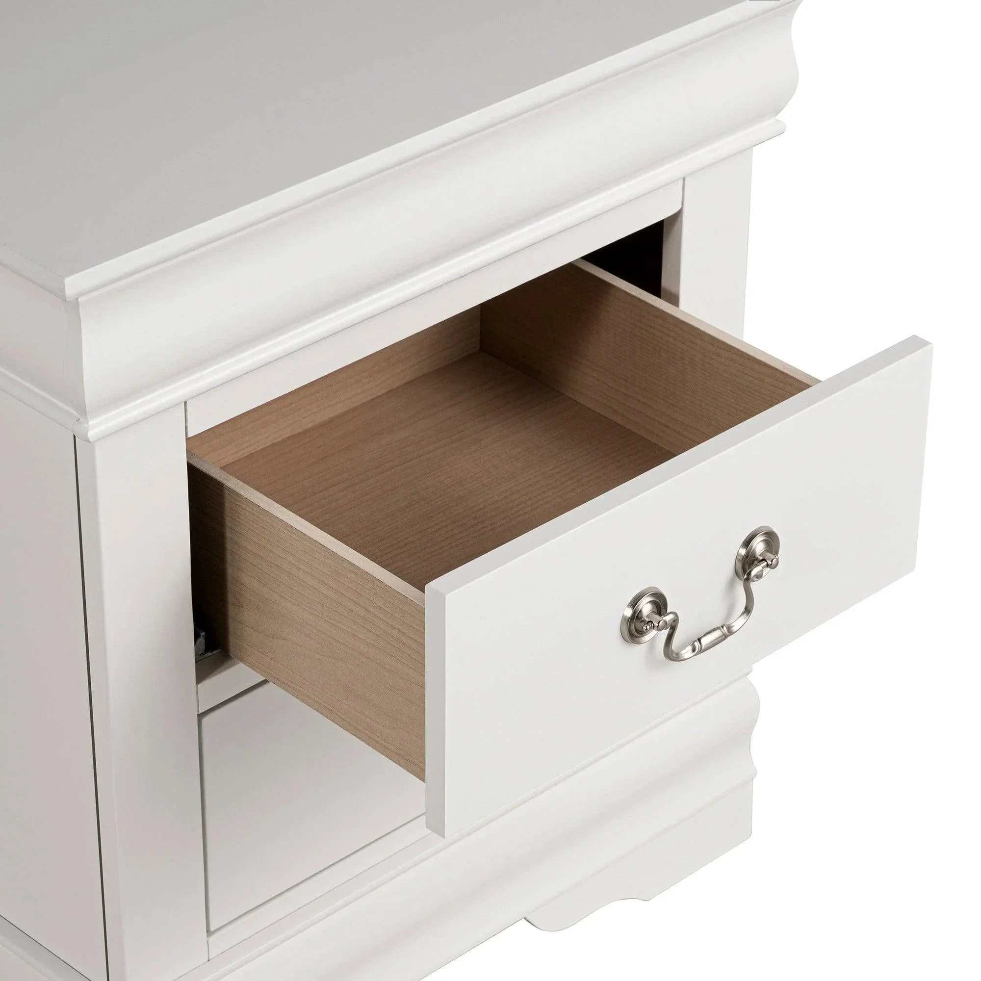 Parrot Uncle Furniture of America Night Stand Louis Philippe - Image 3