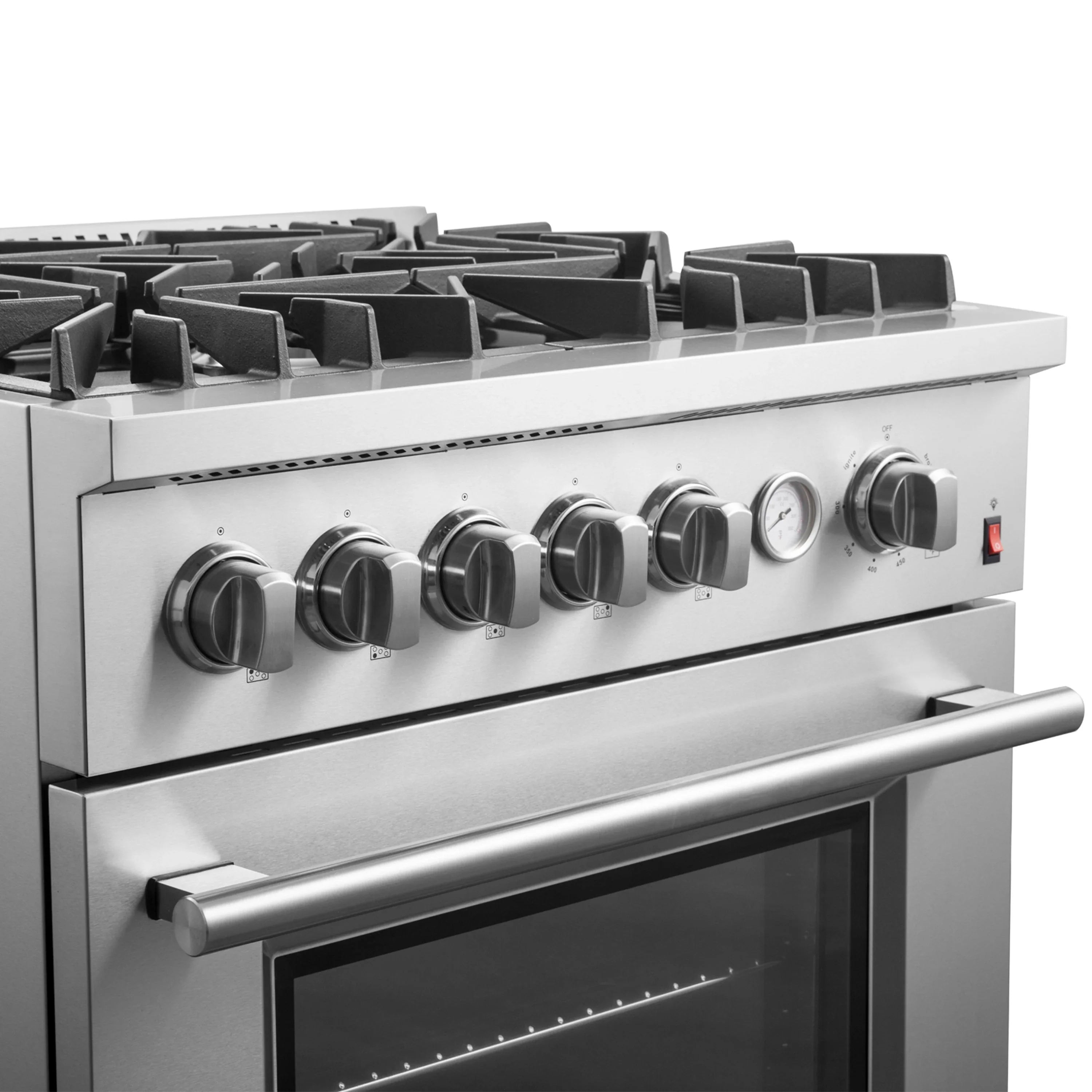 Forno Giovanni 30-inch Gas Range with 5 Gas Burners, 4.32 cu.ft. Convection Gas Oven with Temperature Gauge in Stainless Steel (FFSGS6274-30) - Image 11