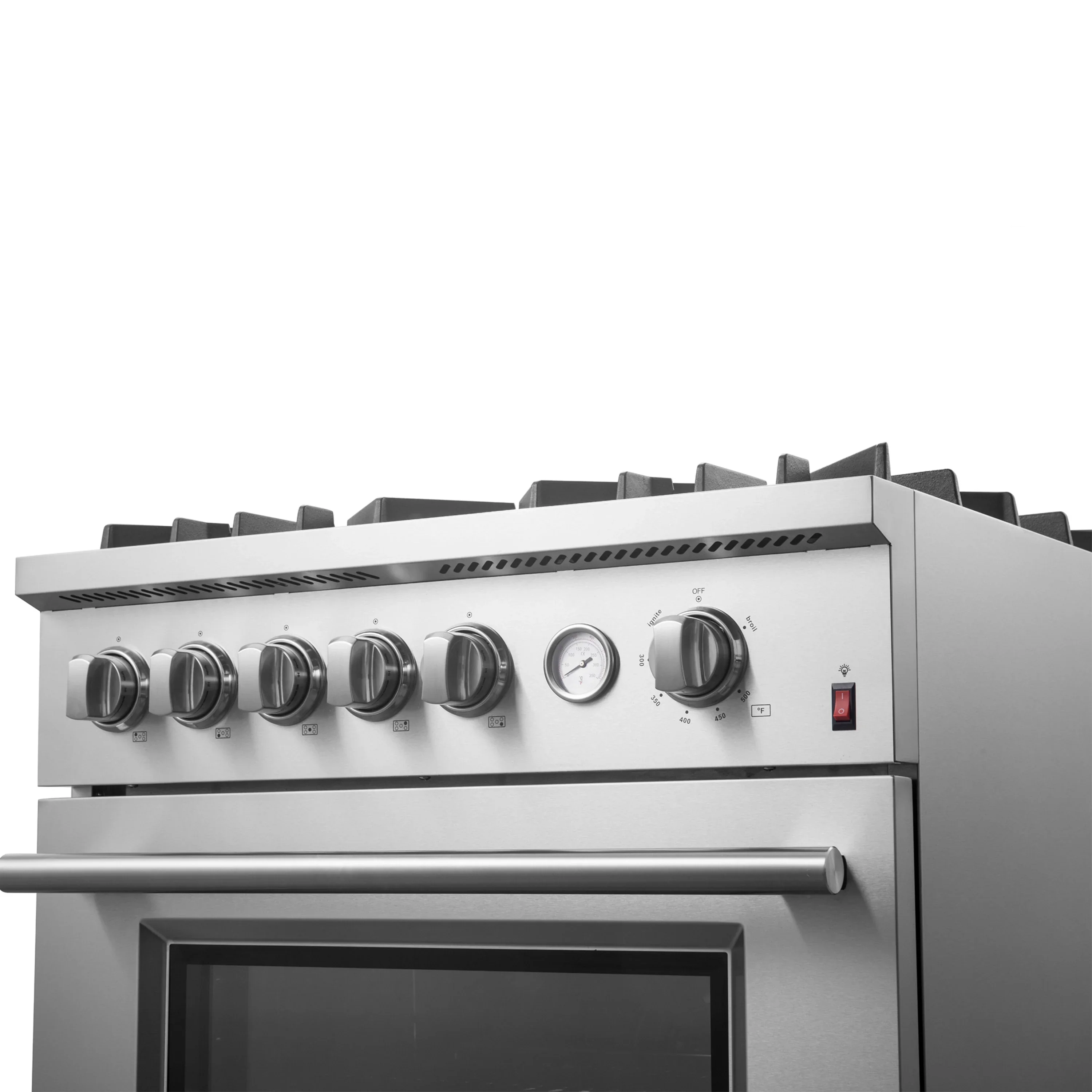 Forno Giovanni 30-inch Gas Range with 5 Gas Burners, 4.32 cu.ft. Convection Gas Oven with Temperature Gauge in Stainless Steel (FFSGS6274-30) - Image 15